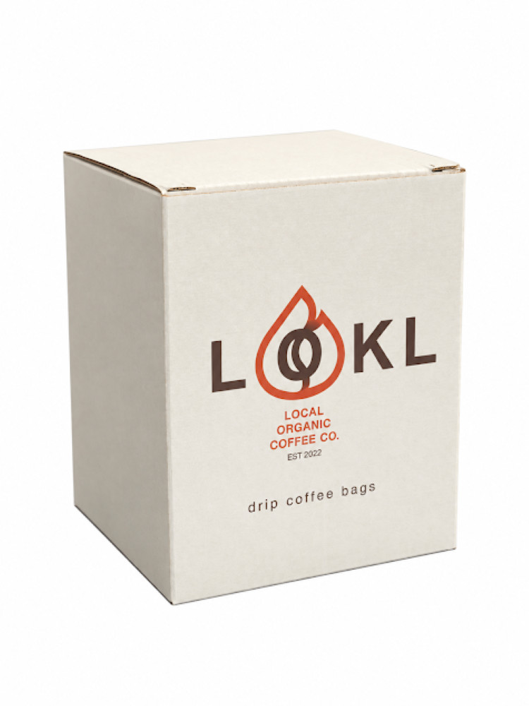 Drip-paketlərdə üyüdülmüş qəhvə LOKL 100% Arabica, 130 q, 10 əd