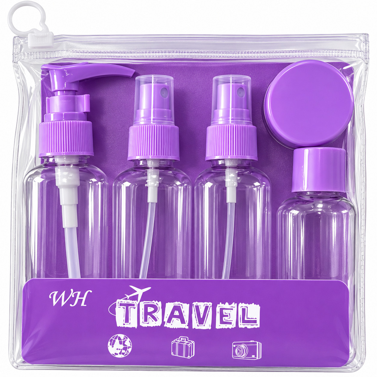 Kosmetik vasitələr üçün səyahət dəsti, 5 əd