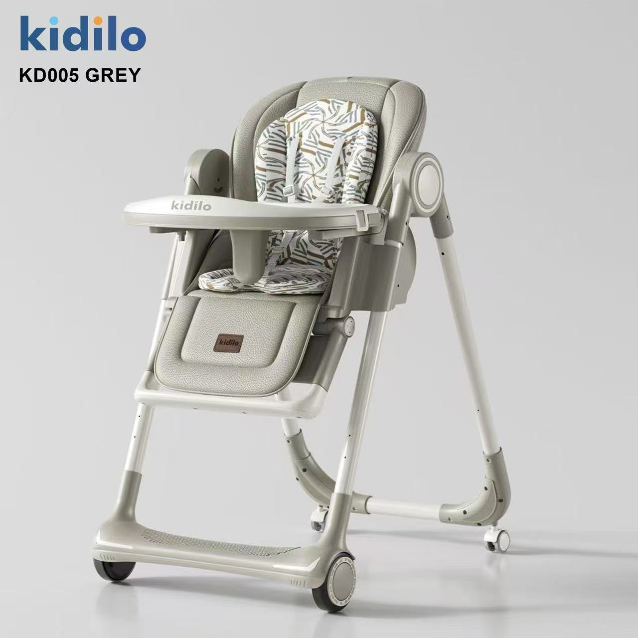 Uşaq yedizdirmə oturacağı Kidilo KD-005, boz