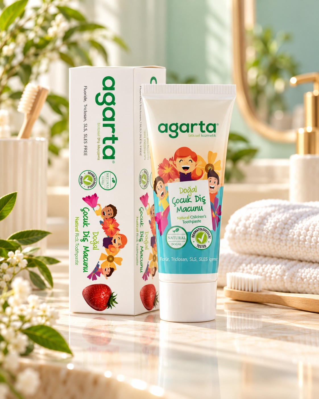 Uşaq diş məcunu Agarta, 75 ml