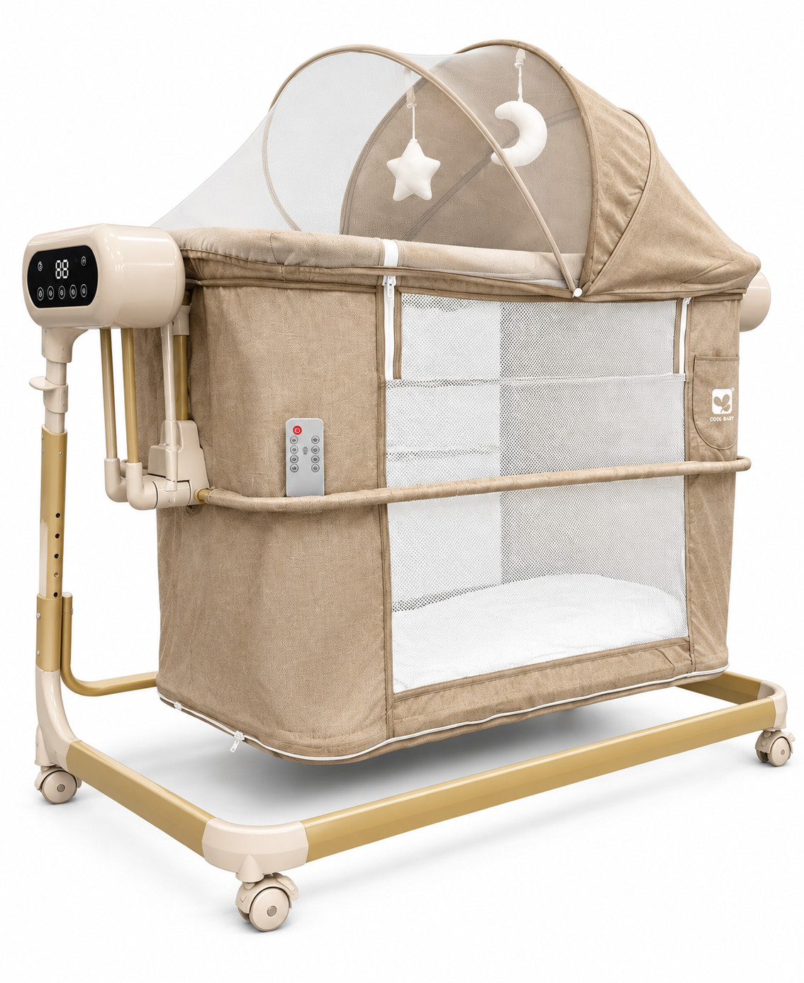 Elektron beşik Cool Baby 0020, bej, 100x60x82 sm