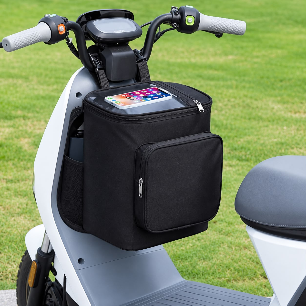 Moto çanta ML01, poliester, suya davamlılıq, qara