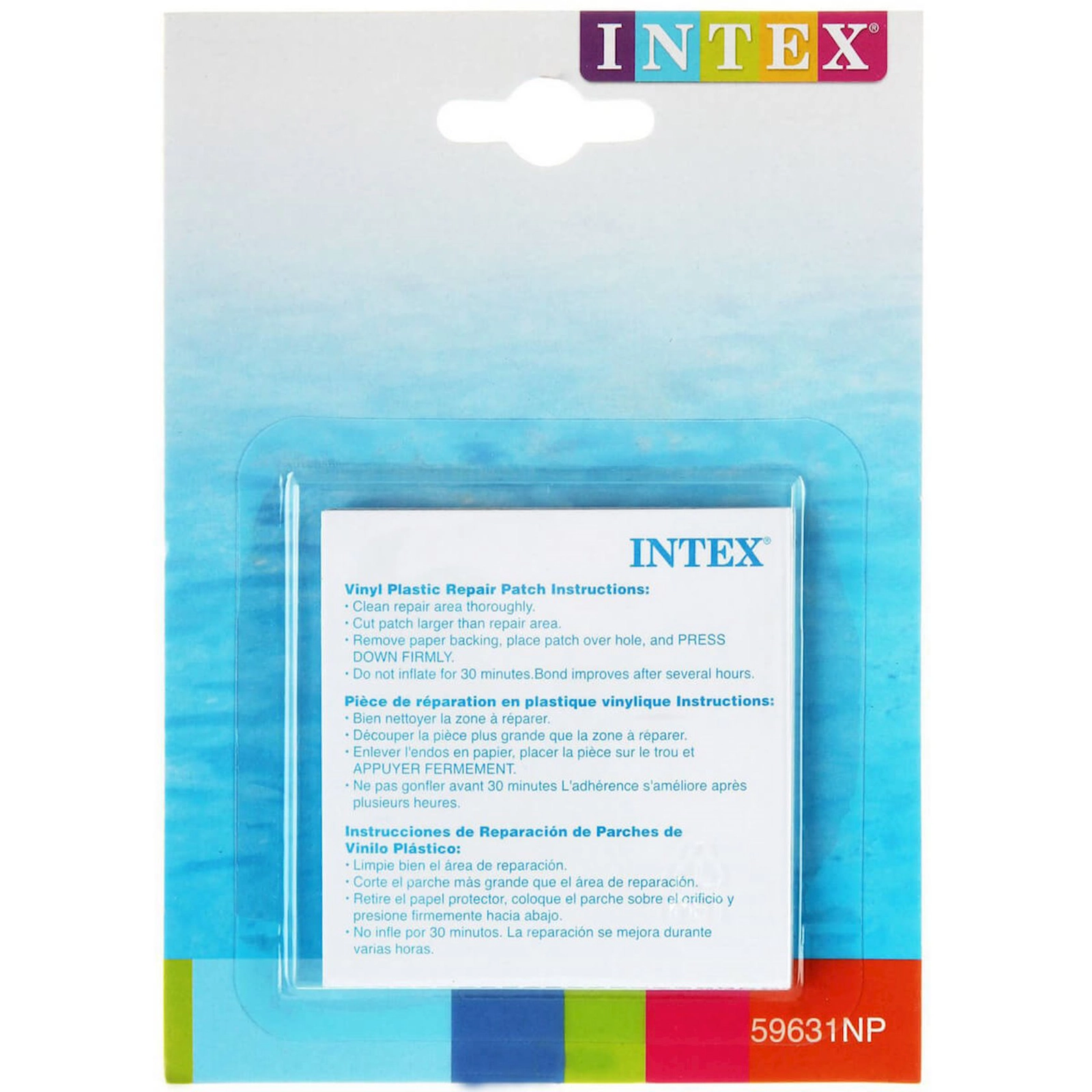 Hovuz üçün təmir dəsti Intex 59631 özüyapışdırılan yamaq ilə, 6 əd