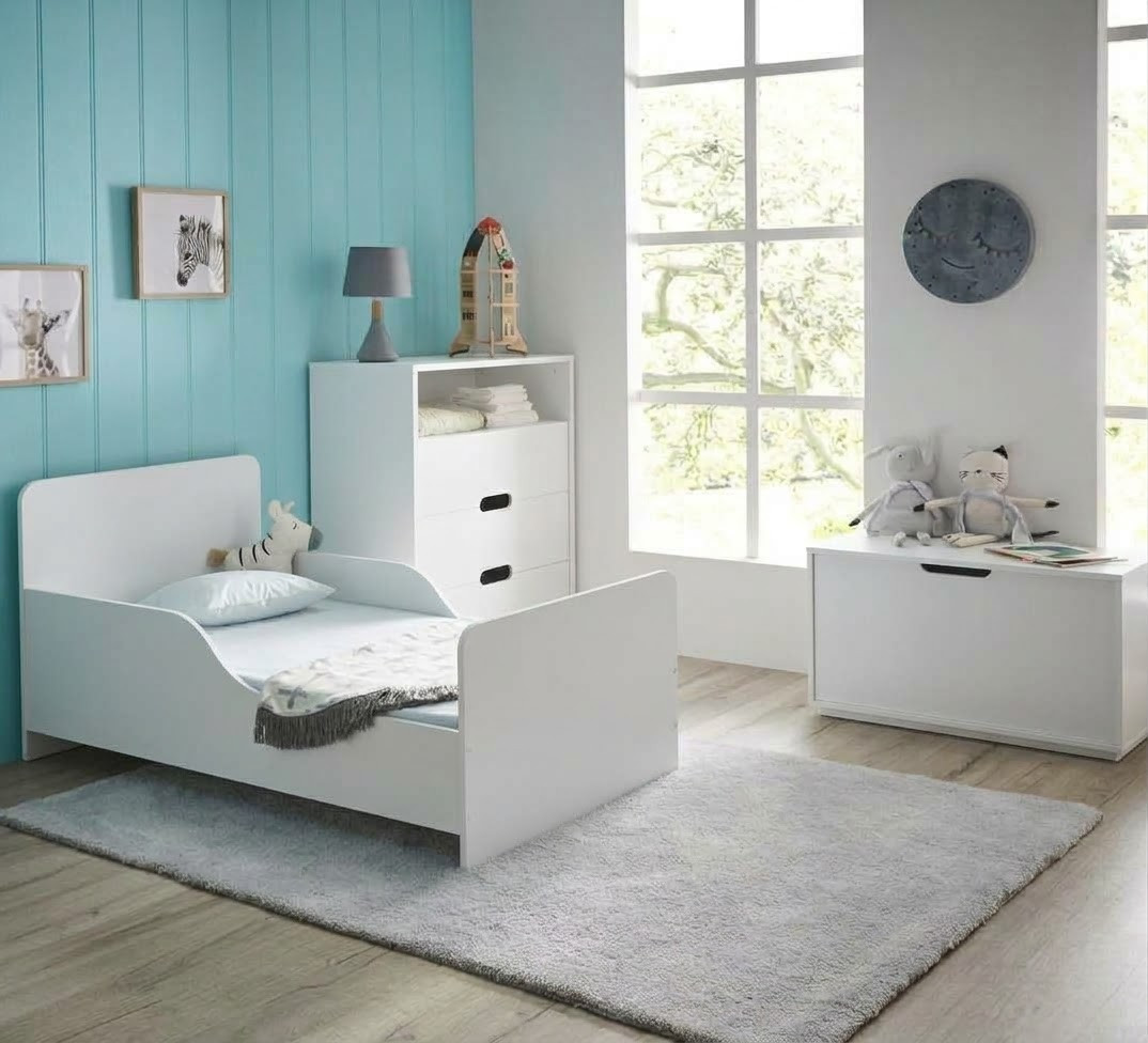 Uşaq çarpayısı HD09, laminat/LDSP, 131.4x70 sm, ağ