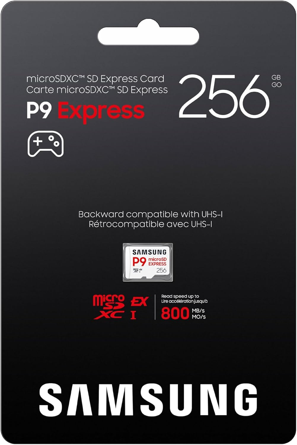 Yaddaş kartı Samsung P9 Express microSDXC, 256 GB, 800 MB/s