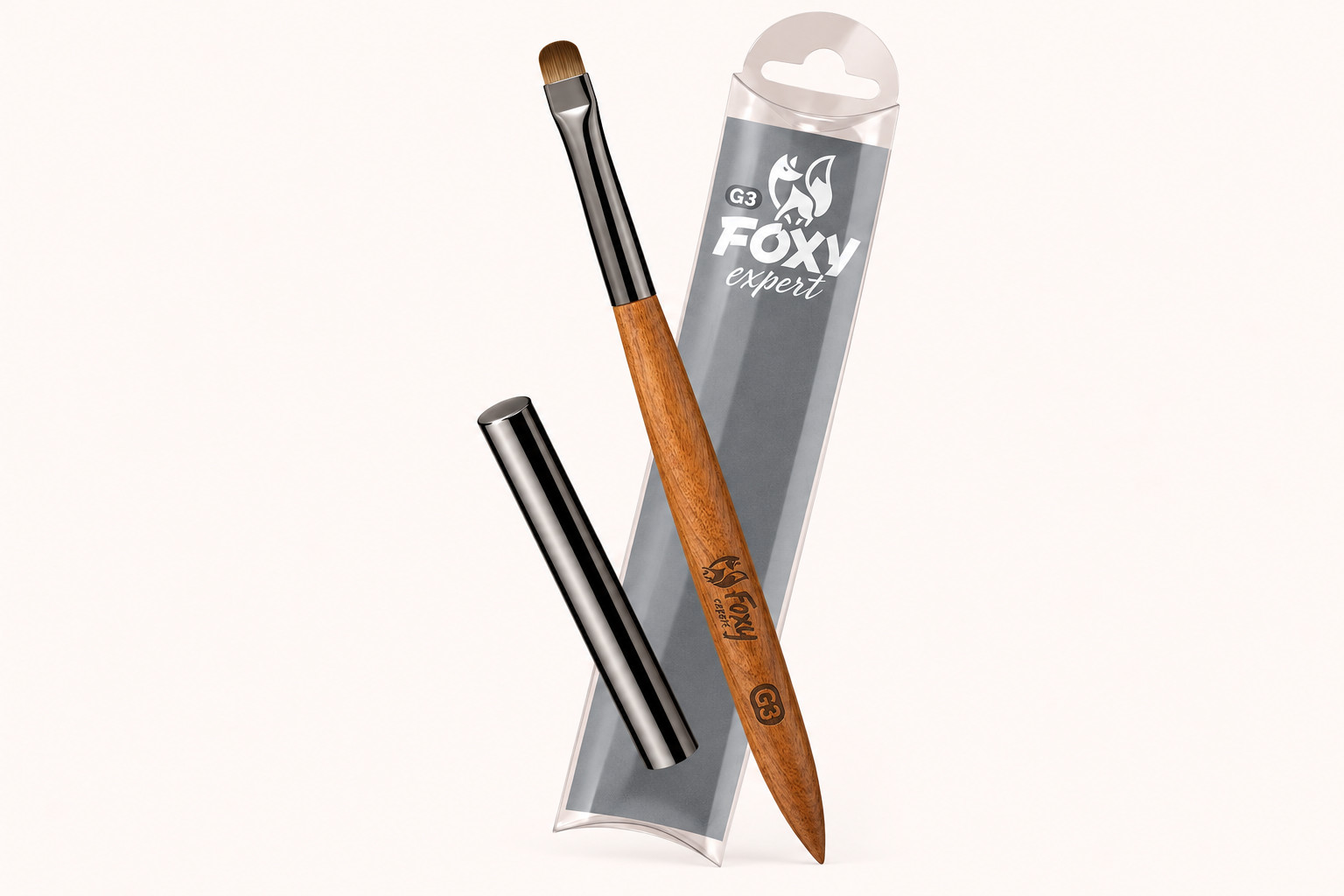 Dırnaq dizaynı üçün fırça Foxy Expert G3, 6 mm