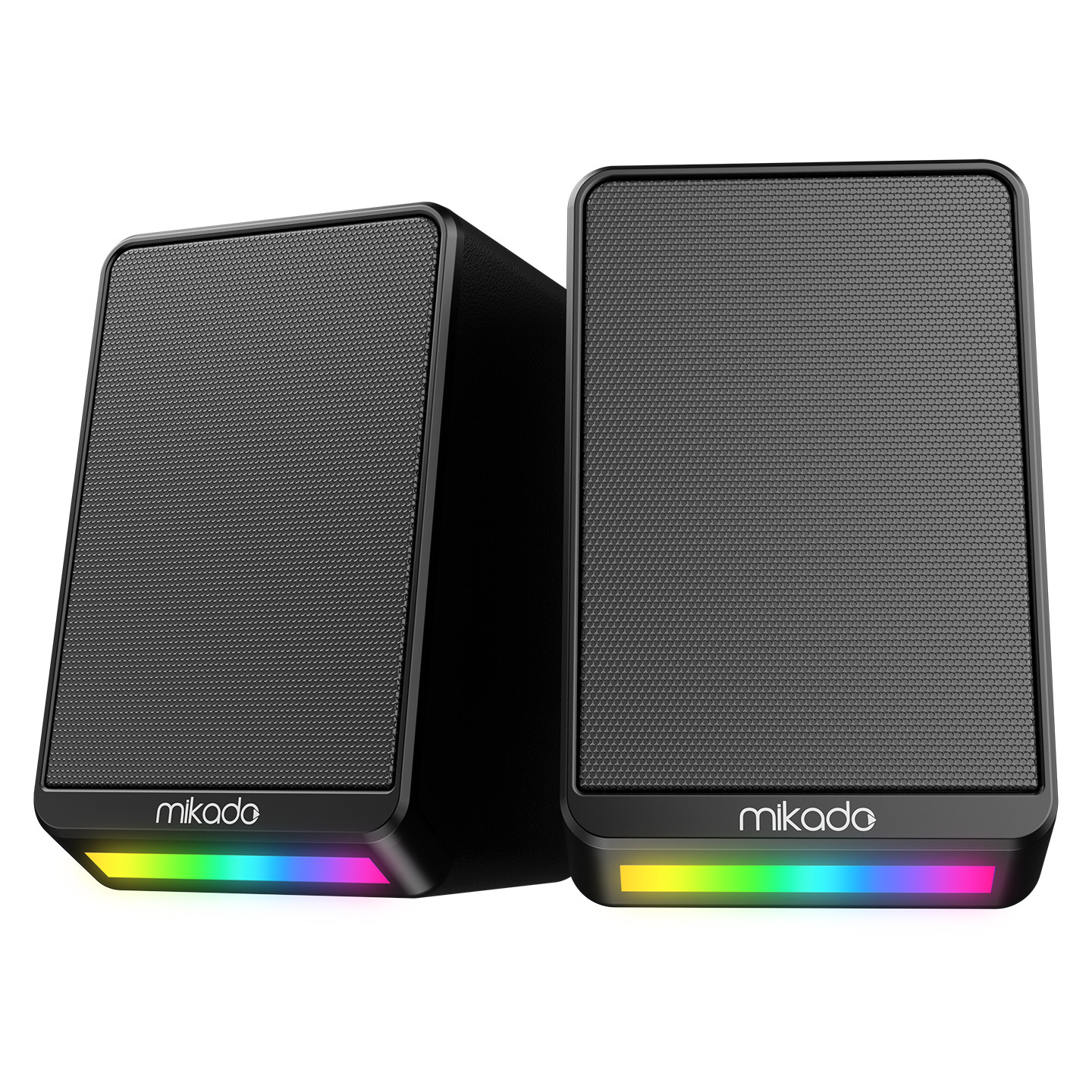 Kompüter dinamikləri Mikado MD-178 2.0 RGB 6 Vt qara