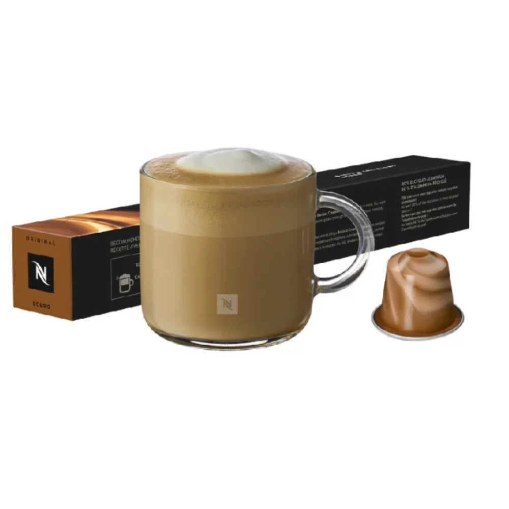 Kapsullarda qəhvə Nespresso Original, Barista Creations Scuro, Latte, Mocha, Cappuccino, Medium