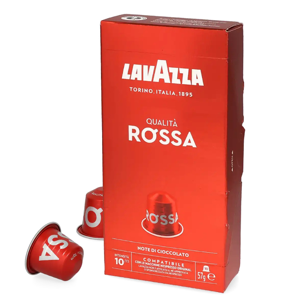 Kapsullarda qəhvə Lavazza, Qualita Rossa for Nespresso, Nespresso Original, espresso, güclü