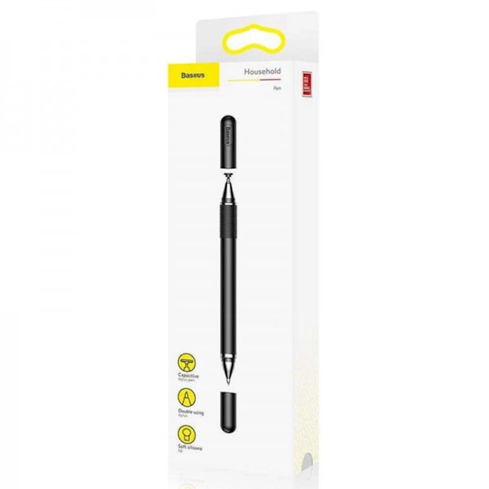 Stilus Baseus Golden Capacitive Stylus Pen Black (ACPCL-01)