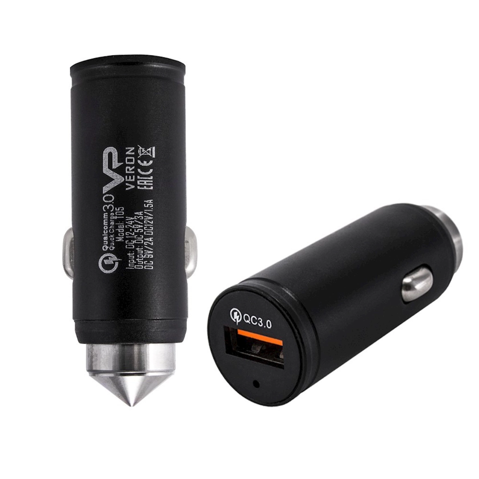 Avtomobil enerji toplama cihazı T05 Qualcomm Quick Charge 3.0 3A