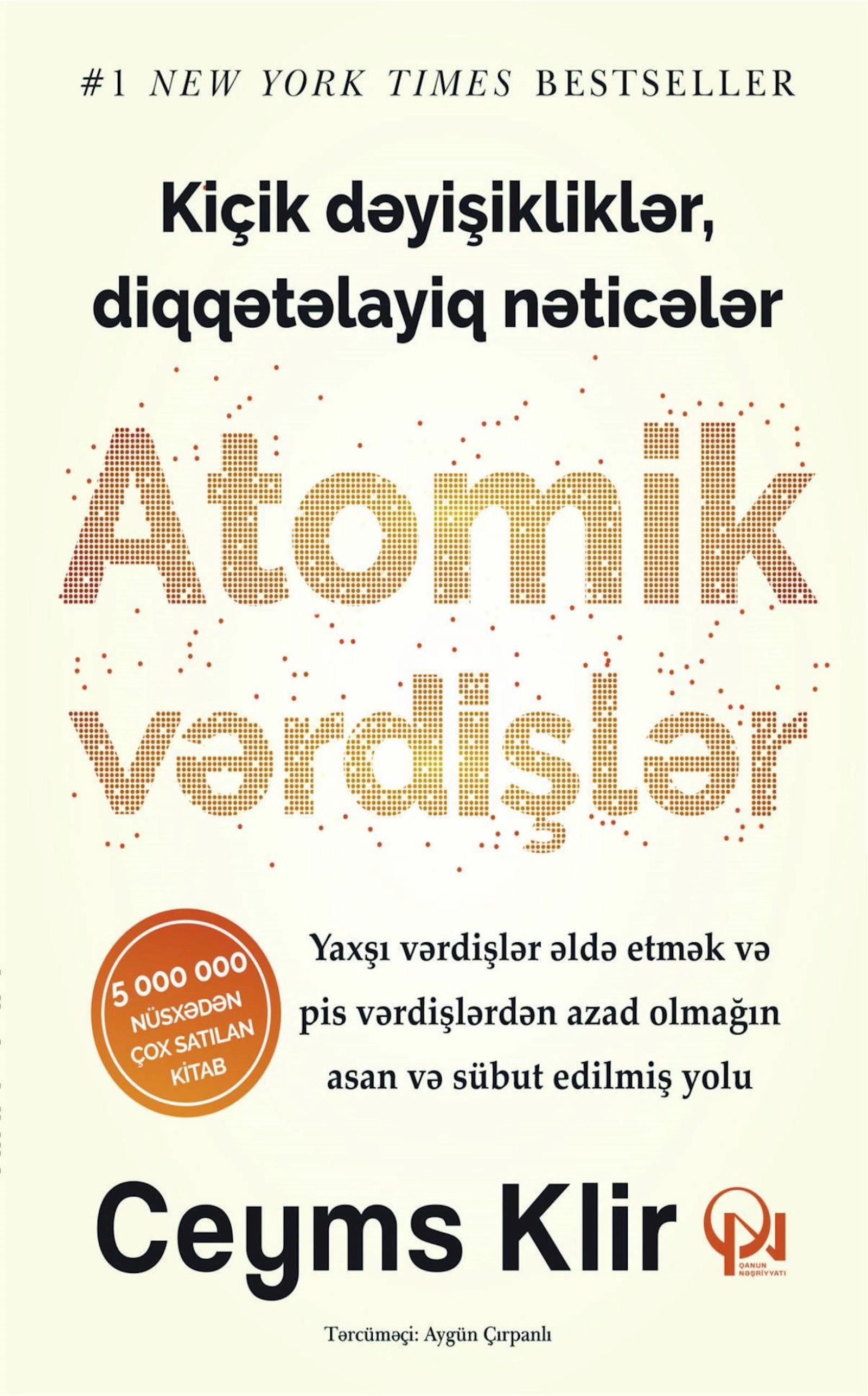 Kitab Qanun Nəşriyyatı Atomik Vərdişlər, müəllif Ceyms Klir