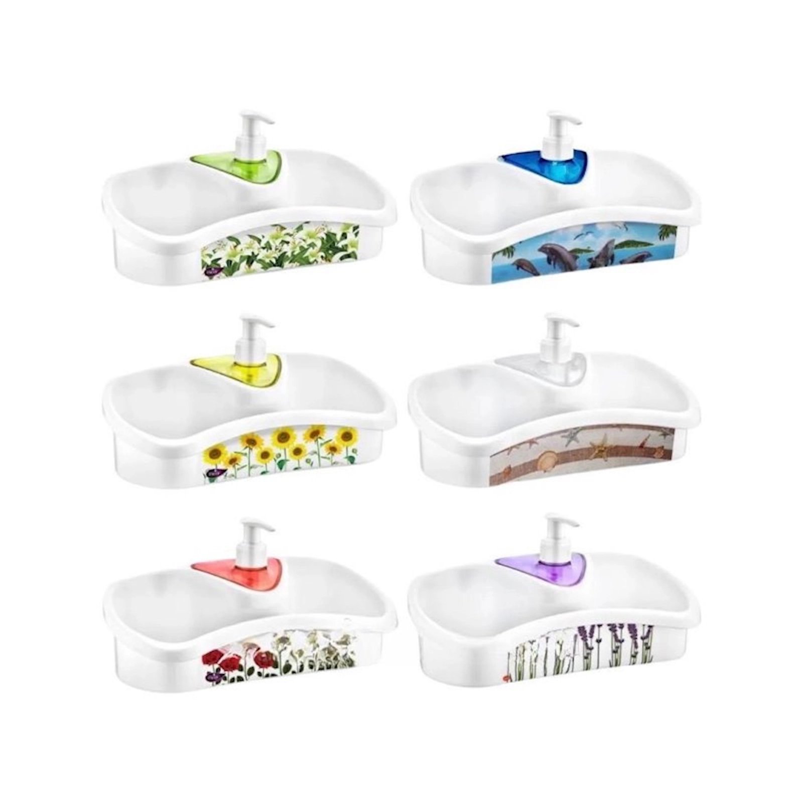 Maye sabun üçün dozator Irak Plastik 26x13x8 sm, çeşiddə