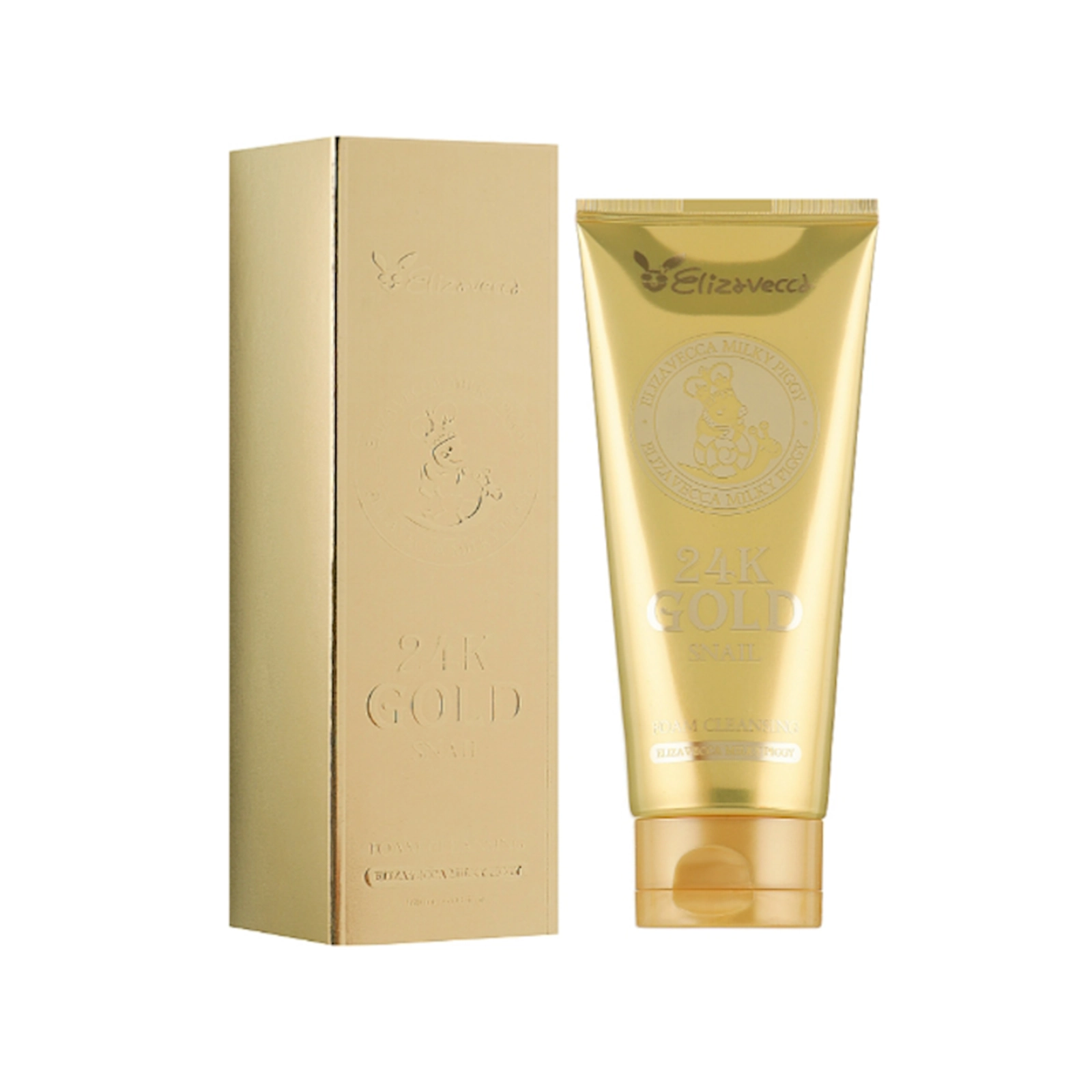 Köpük yuyulmaq üçün Elizavecca 24K Gold Snail Cleansing Foam 180 ml
