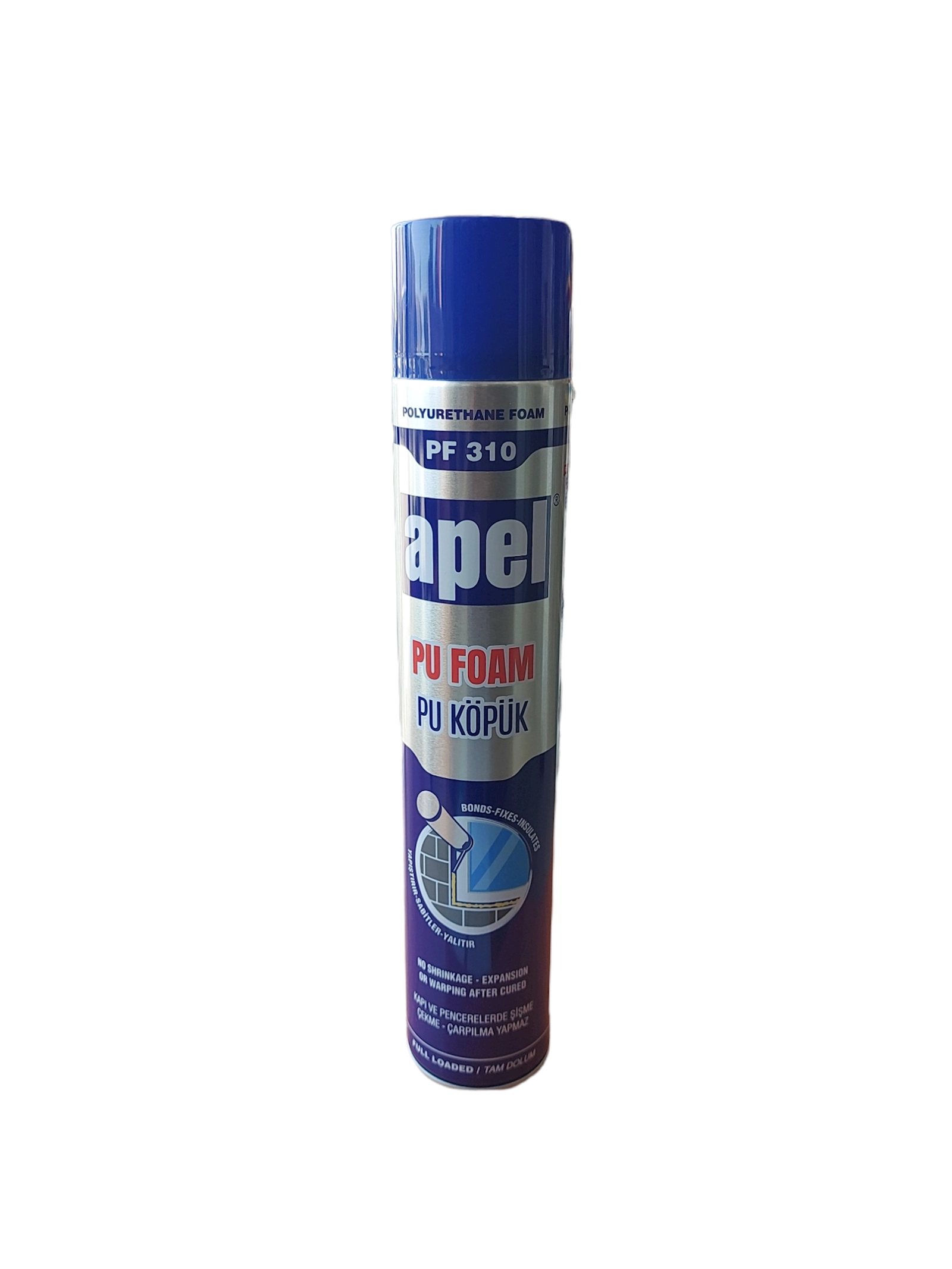 Montaj köpüyü Apel PF-311 poliuretan adapteri ilə, 750 ml