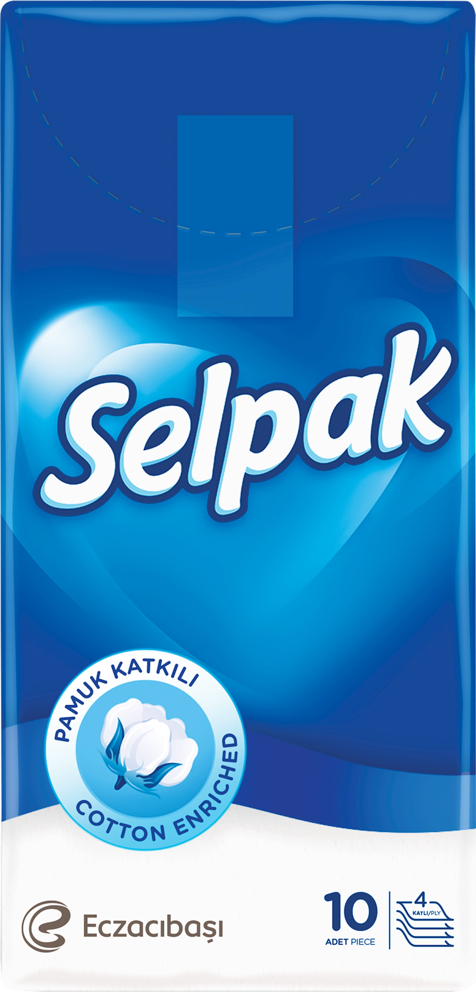 Kağız cib dəsmalları Selpak Standart, 1 ədəd