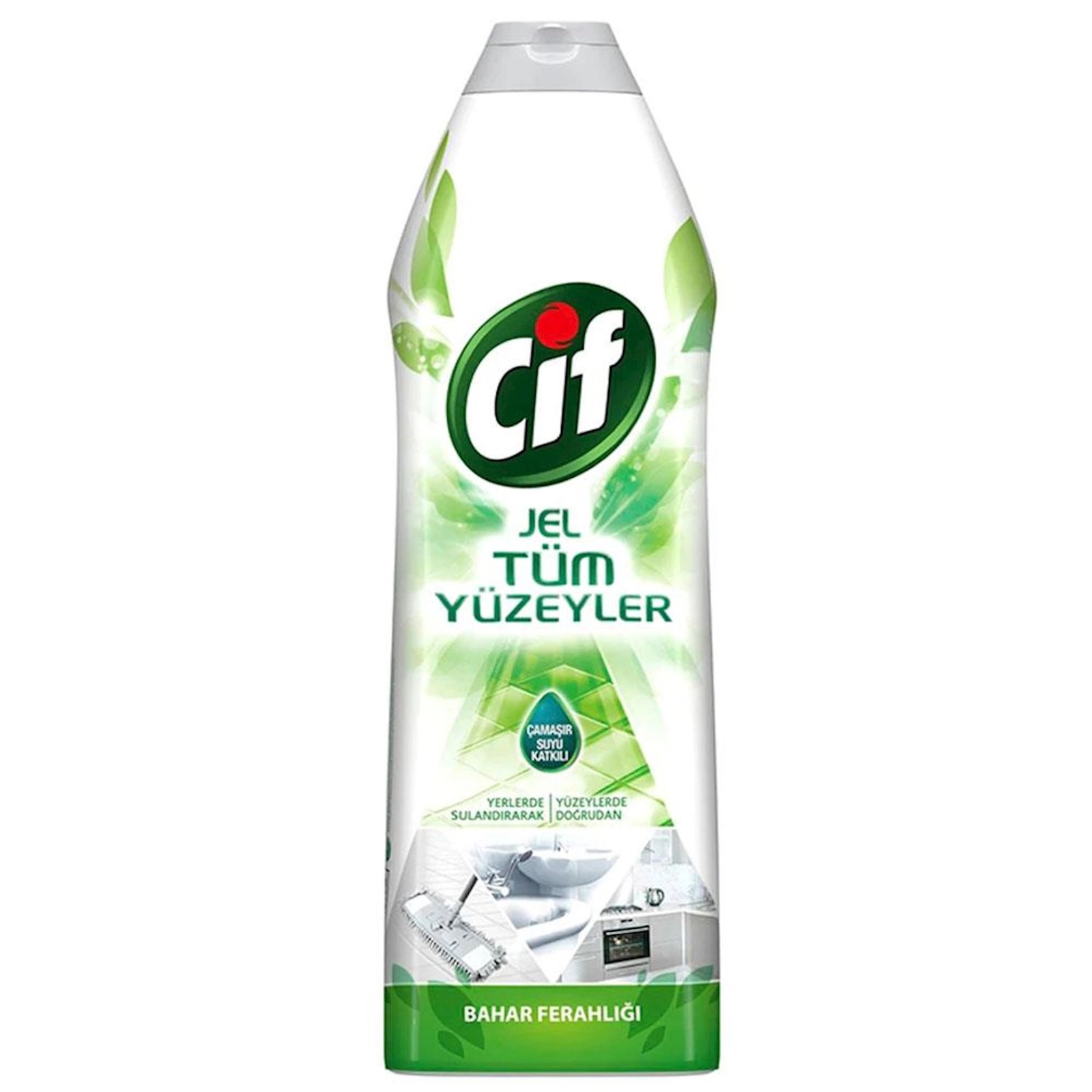 Krem-təmizləyici Cif Refreshing Spring, 750 ml