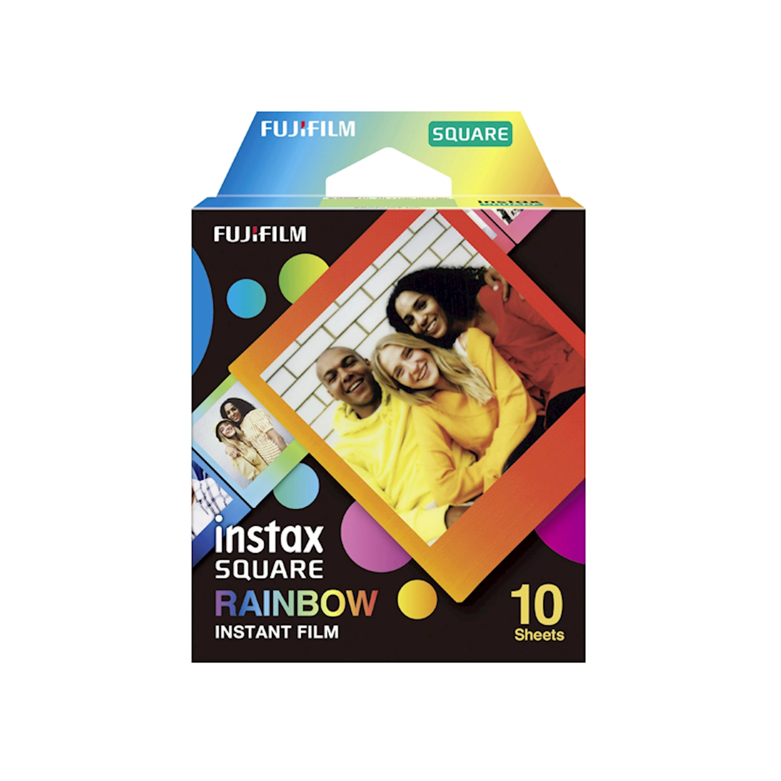 Ani çap kartricləri Fujifilm Instax Square Rainbow