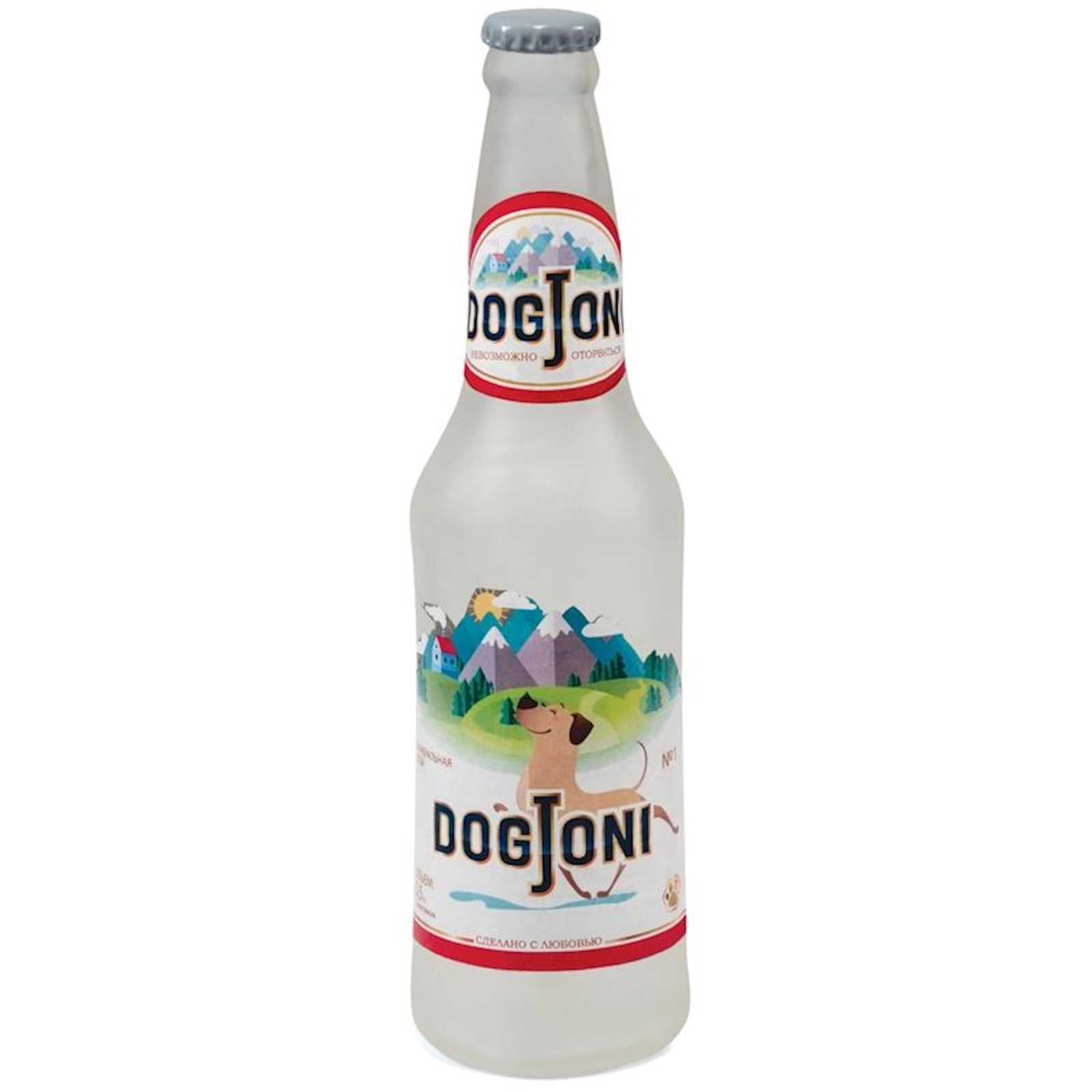 Oyuncaq Triol Dog Jony itlər üçün, ağ, vinil, 24 sm