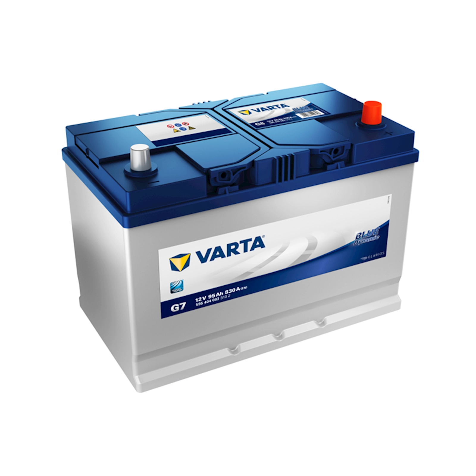 Avtomobil akkumulyatoru Varta, 95Ah , 830A, 12V, R+