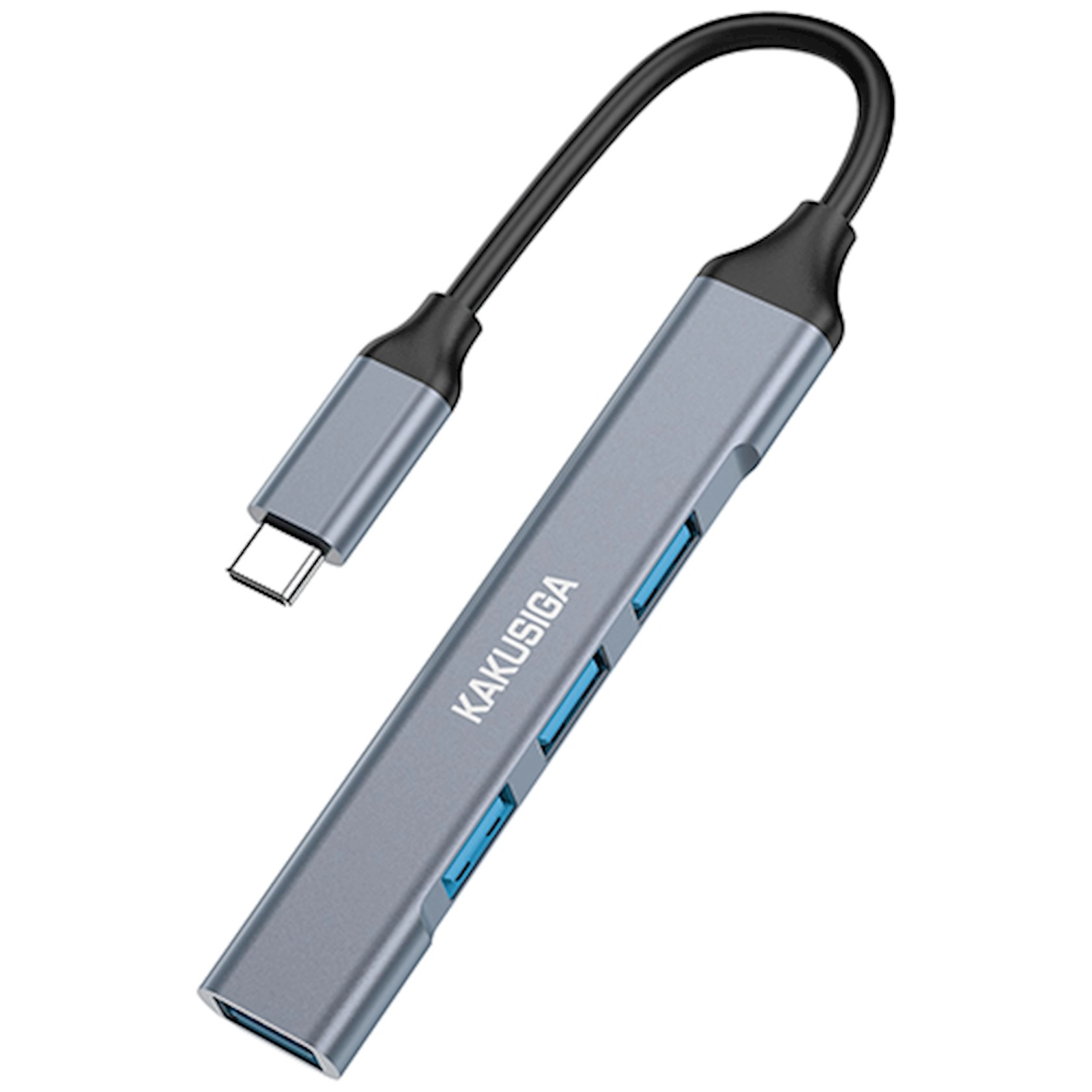 USB Konverter Kakusiga KSC-752 4 in 1 Type-C to USB3.0+USB2.0x3