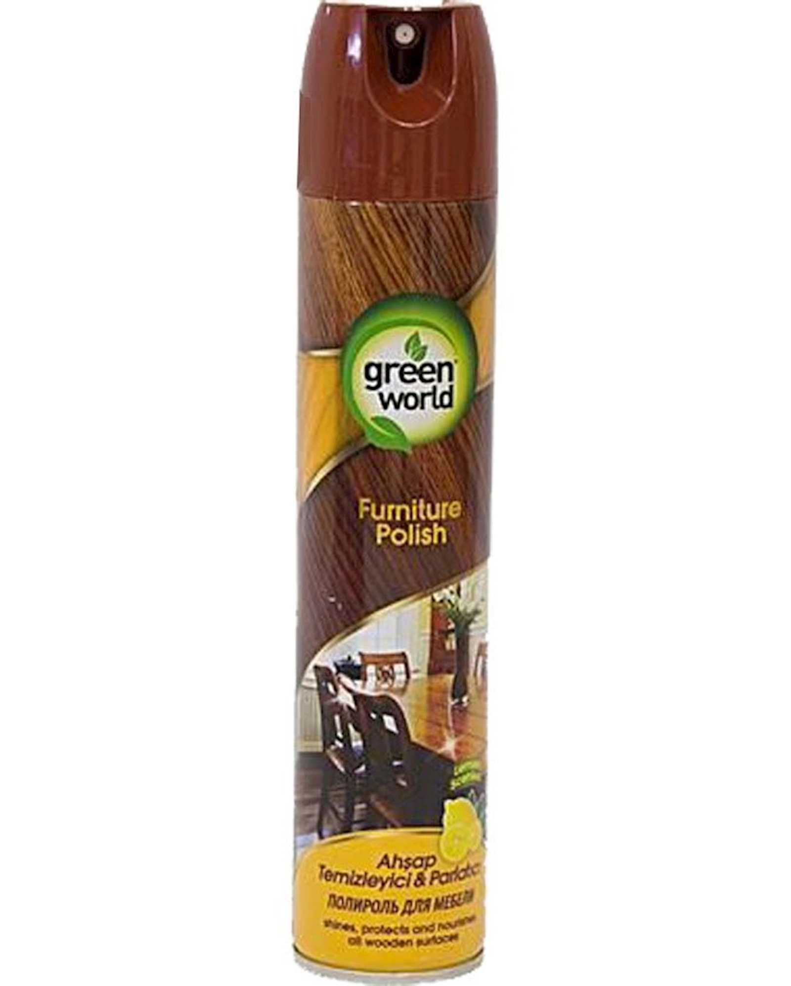 Mebel üçün polirol Green World Furniture Polish, 300 ml