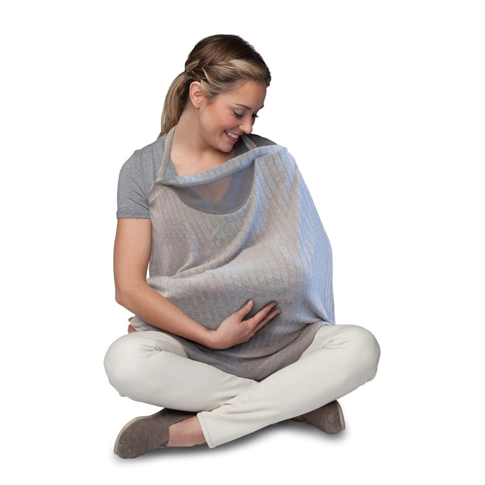 Yedizdirmə üçün örtük Chicco Boppy Infinity, boz