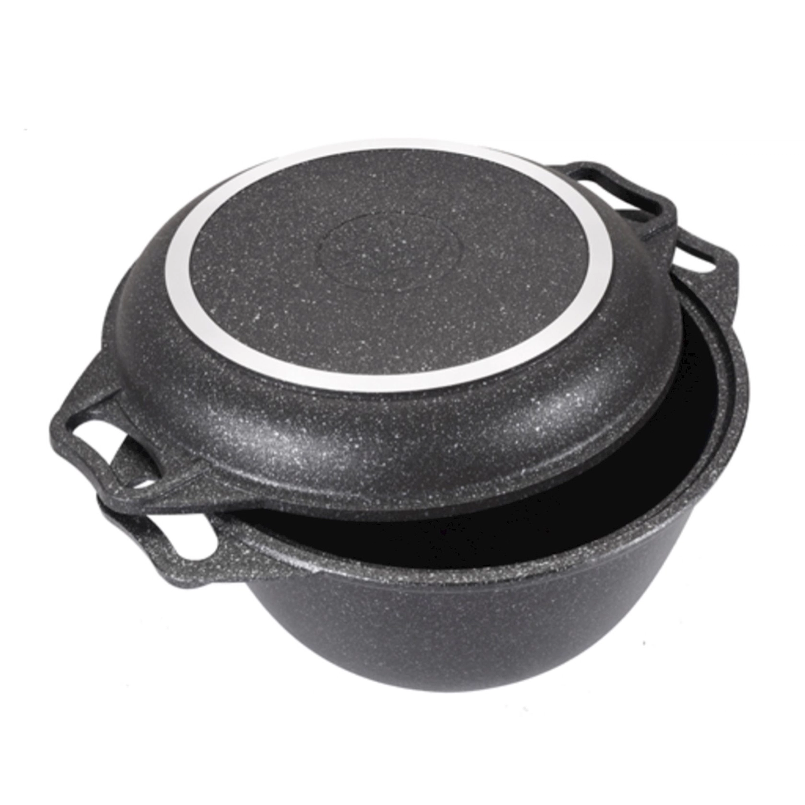 Qazan Kukmara Мраморная, qranit, 27 sm, 4 l