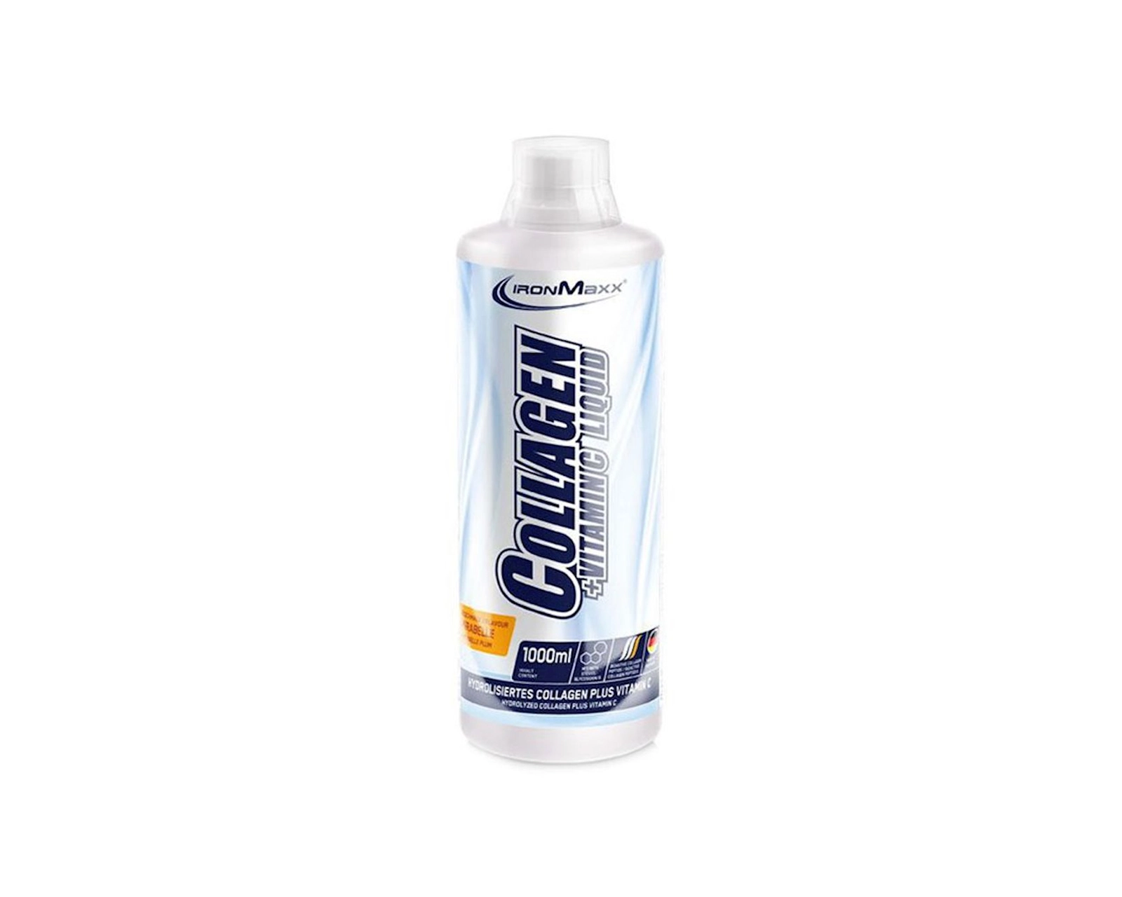 Vitaminlər IronMaxx Collagen + Vitamin C Liquid Mirabelle, 1000 ml