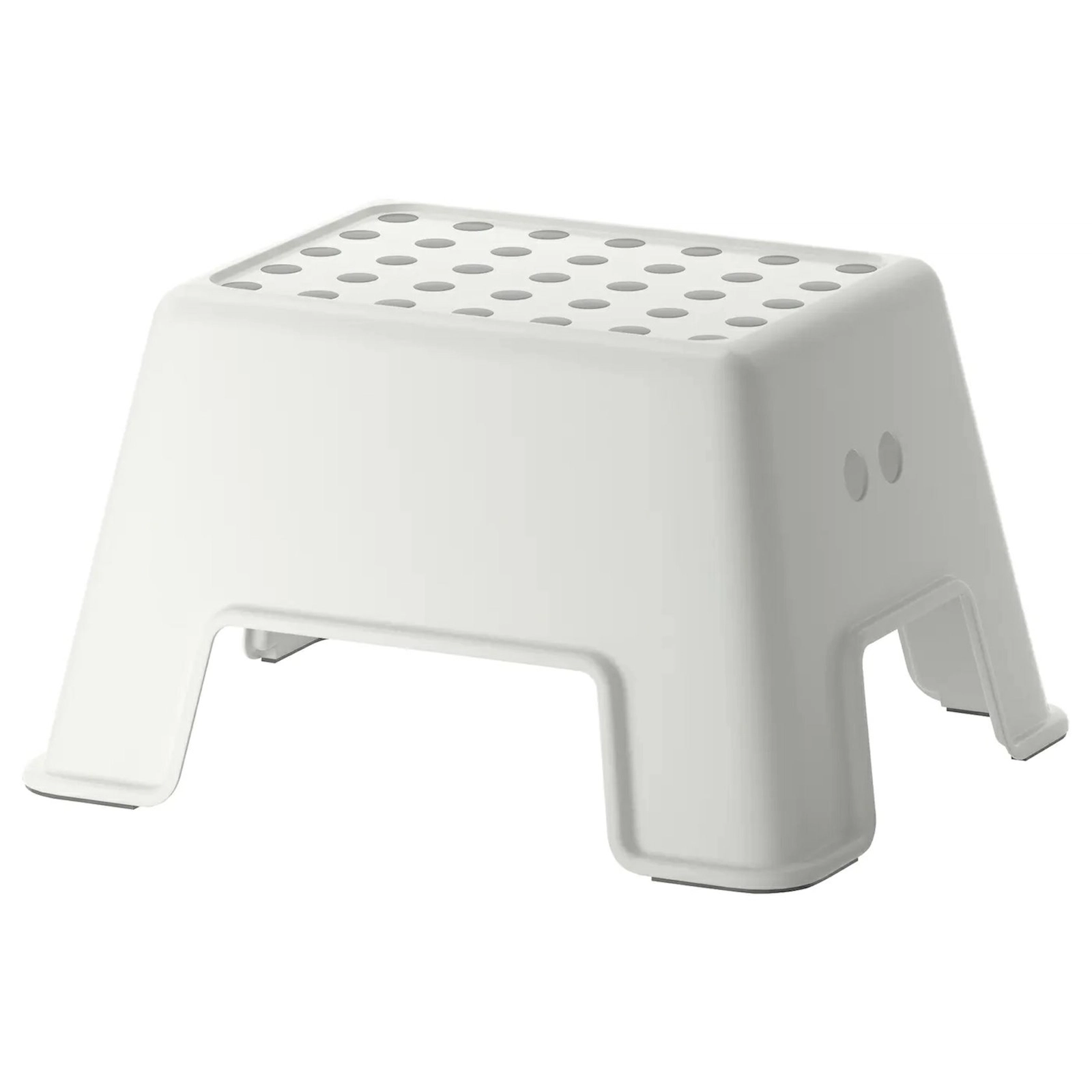 Tabure-pilləkan IKEA BOLMEN, ağ, 44x35x25 sm