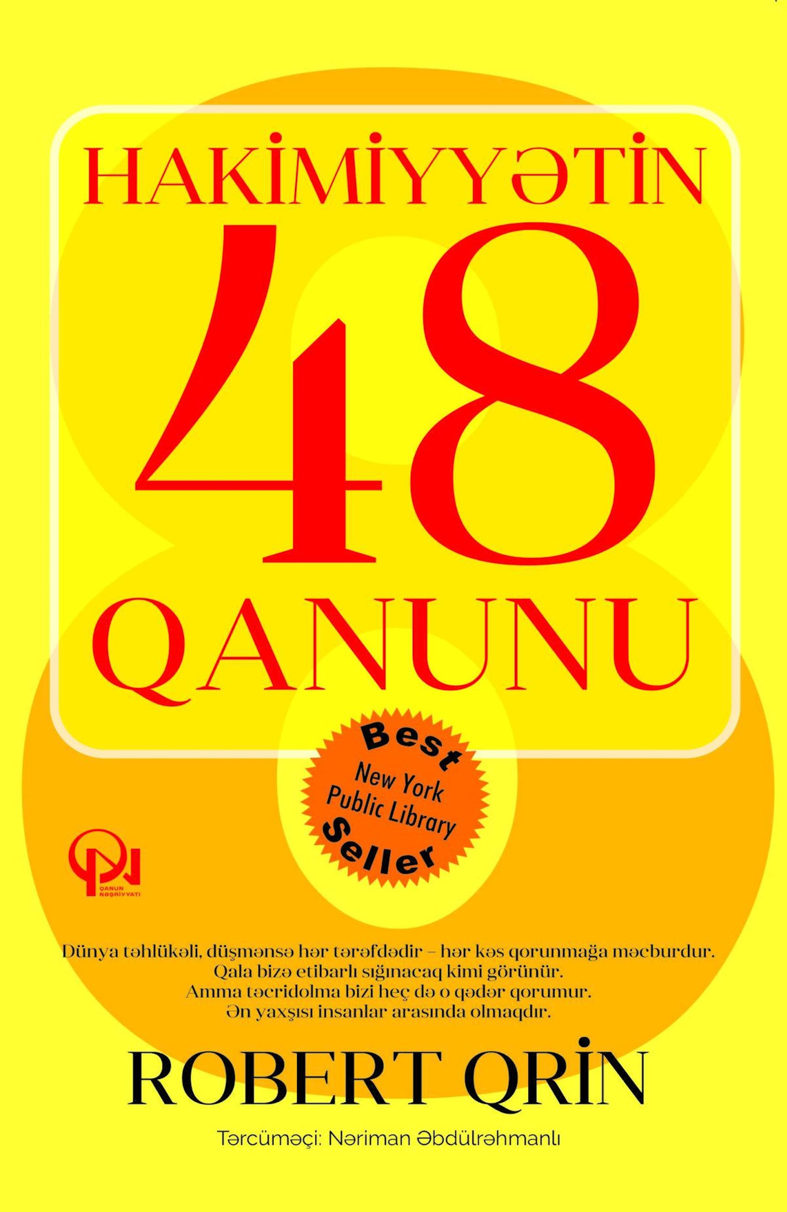 Kitab Hakimiyyətin 48 qanunu, müəllif Robert Qrin