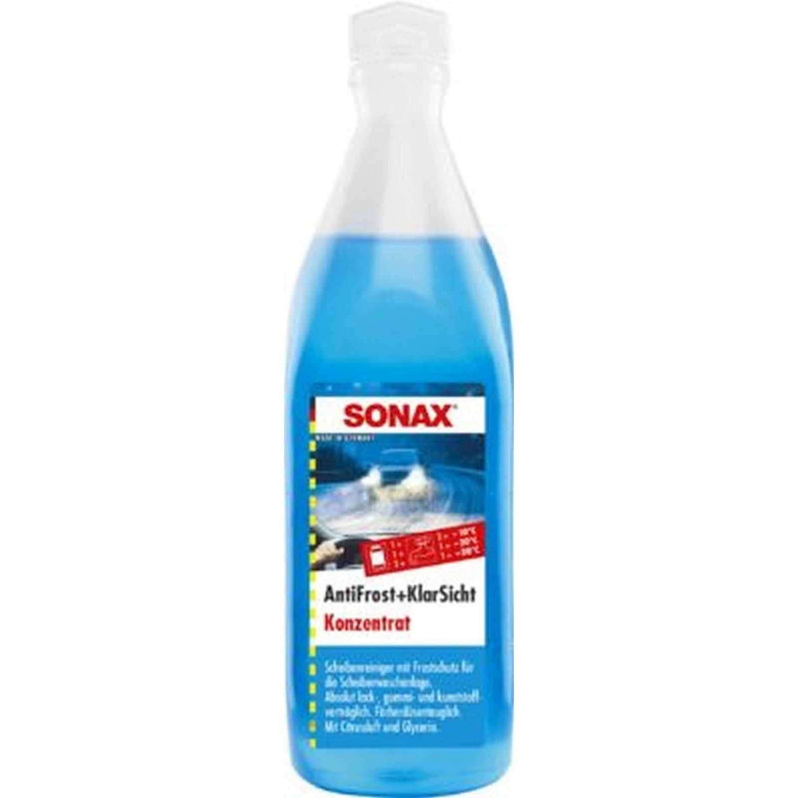 Şüşətəmizləyici üçün maye Sonax Antifreeze & Clear View Concentrate, 250 ml