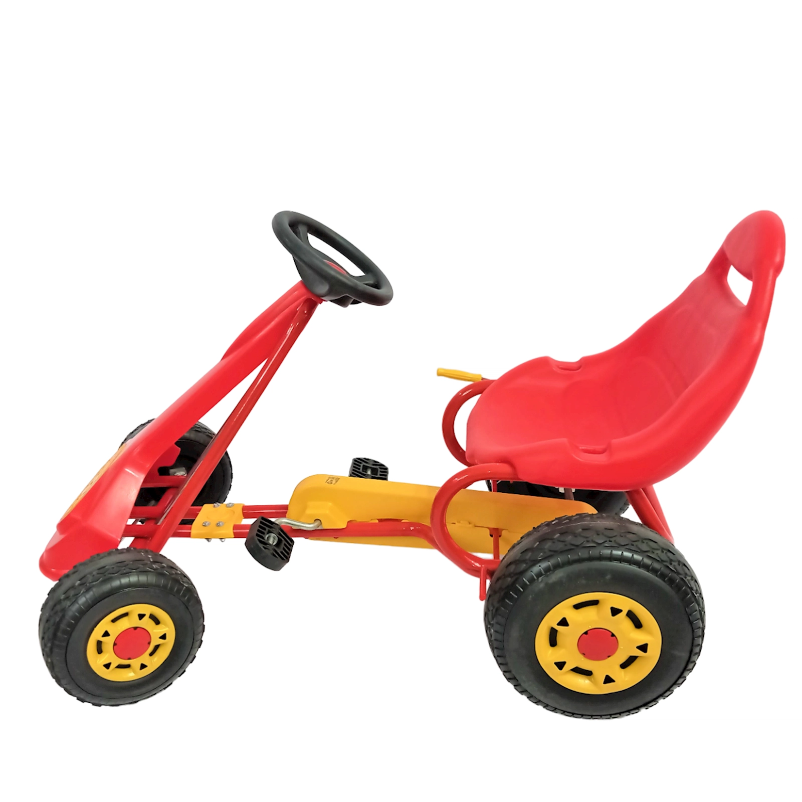 Velomobil 100ZR0025, qırmızı/narıncı, 3-7 yaş