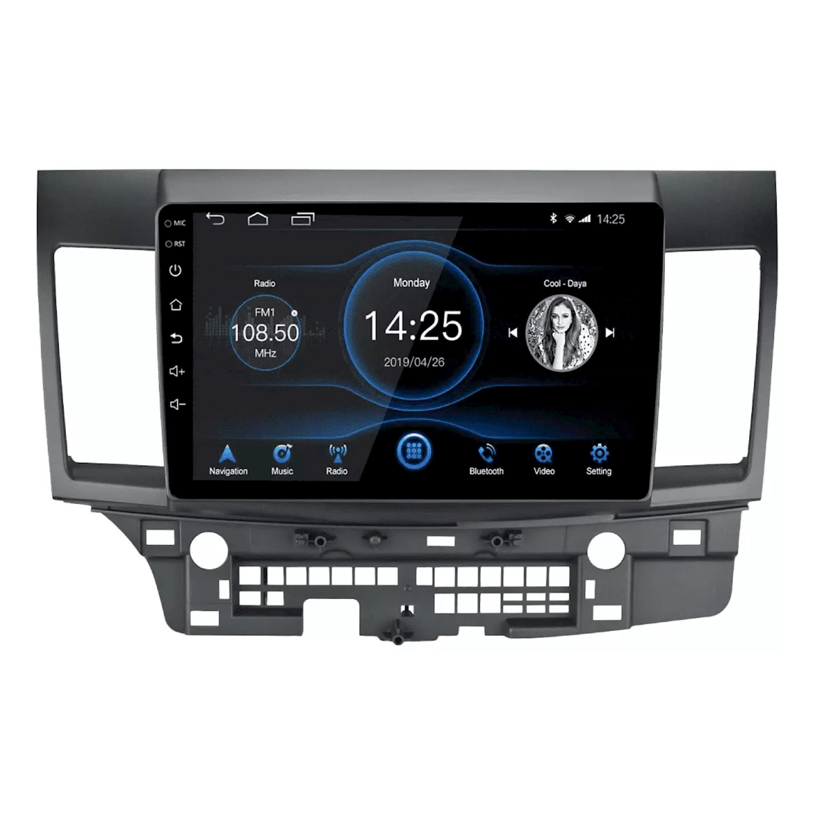 Avtomobil monitoru Asey Mitsubishi Lancer 2007-2012
