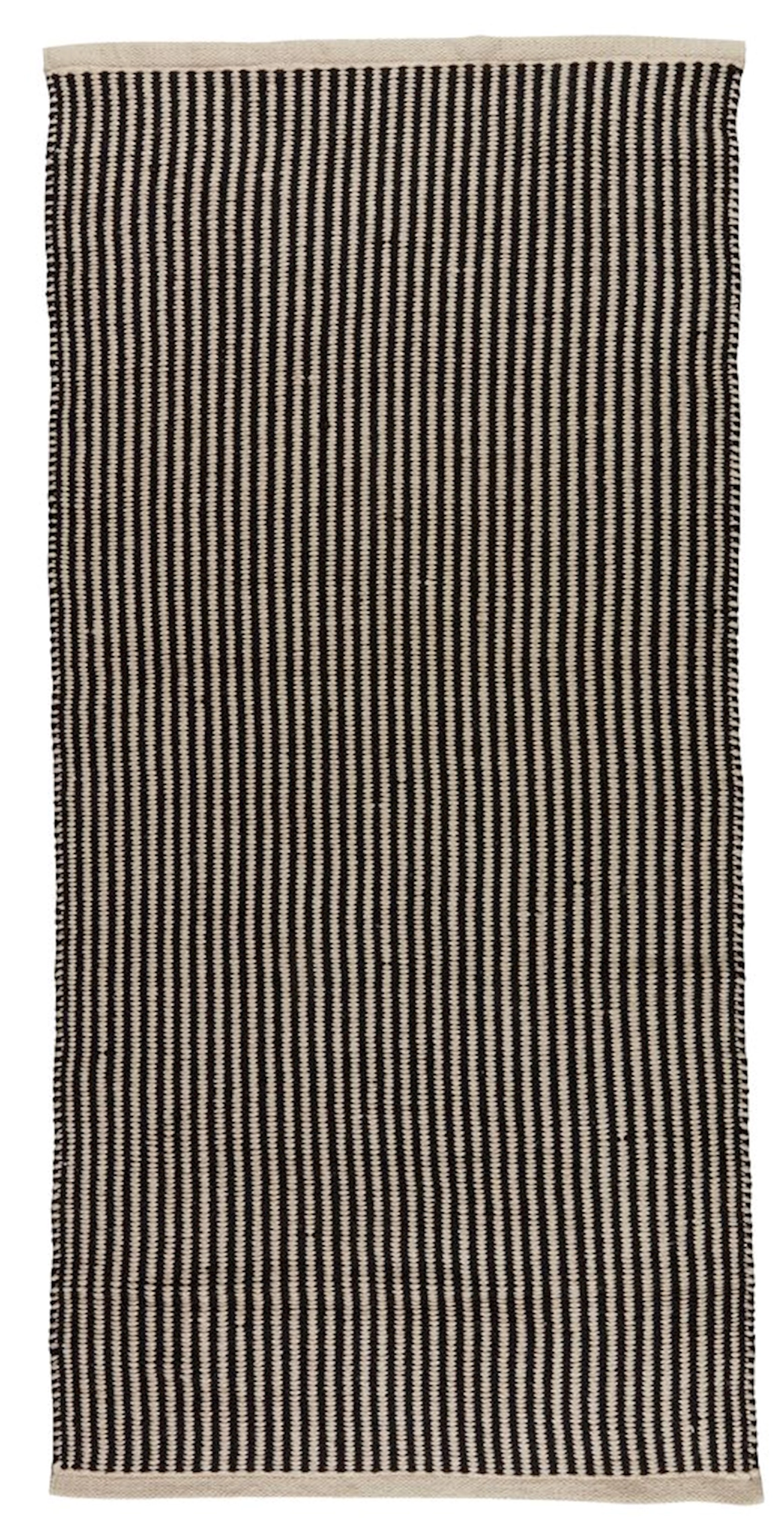 Xalça JYSK Hosta, Black/Beige, 65x140 sm