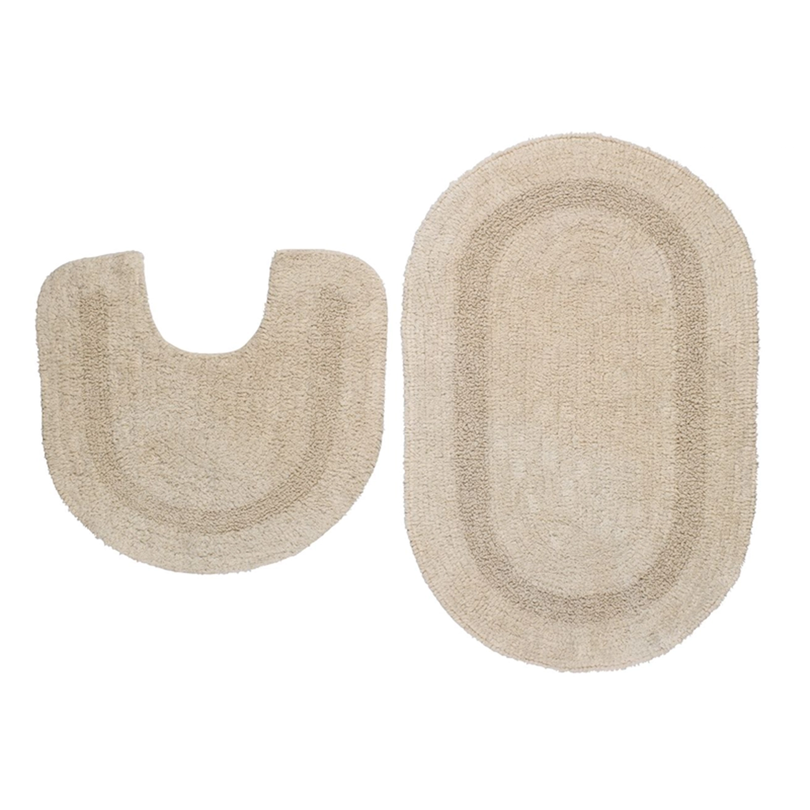 Hamam üçün xalçalar dəsti JYSK Lerdala 47x75/47x47 sm, pambıq, Beige