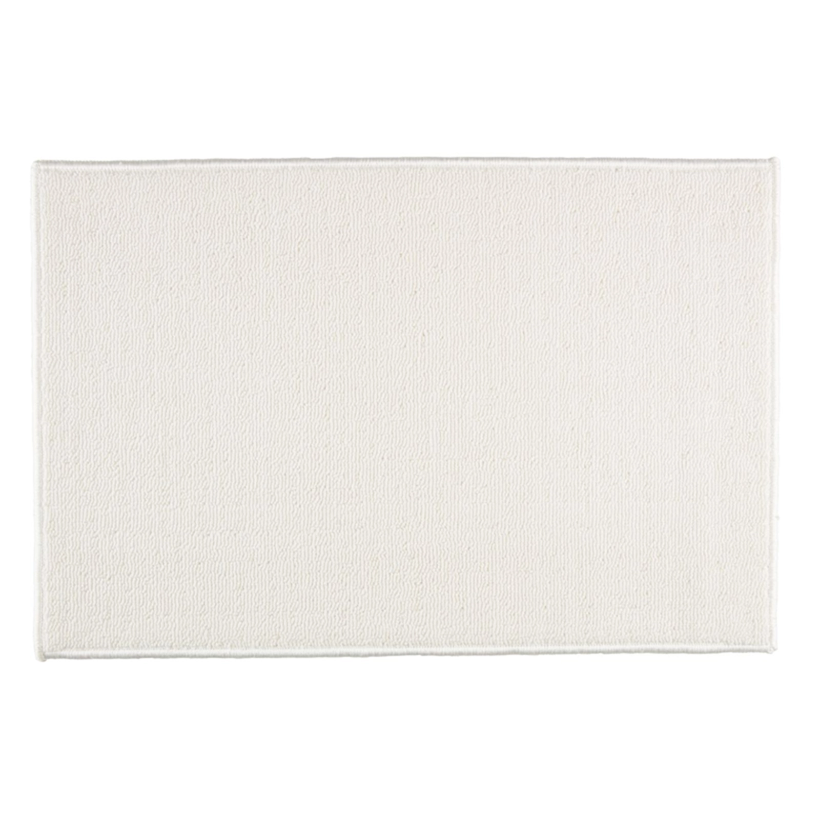 Hamam üçün xalça JYSK Kiruna 40x60 sm, polyester/lateks, White