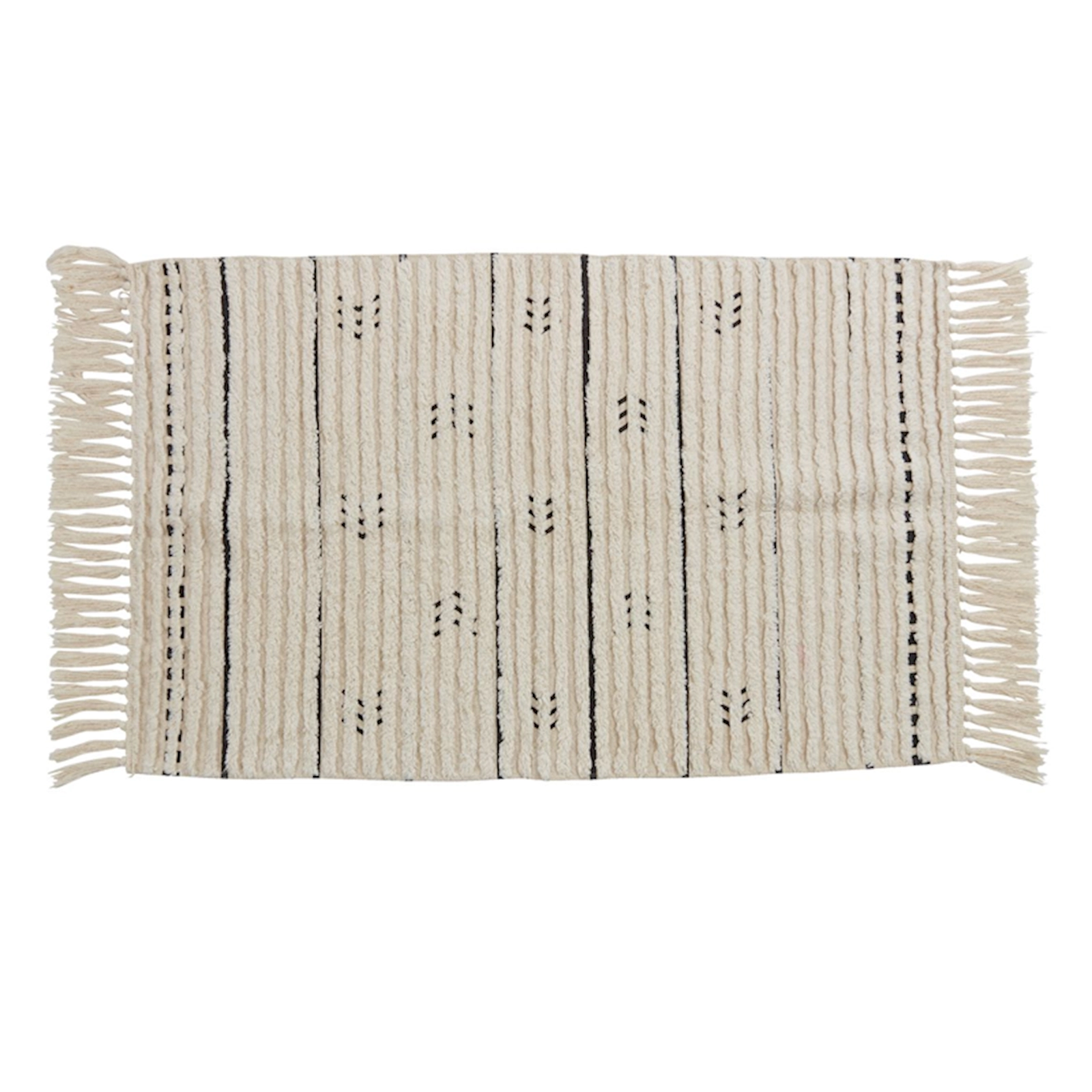 Hamam üçün xalça JYSK Nissafors 50x80 sm, pambıq, Dark blue