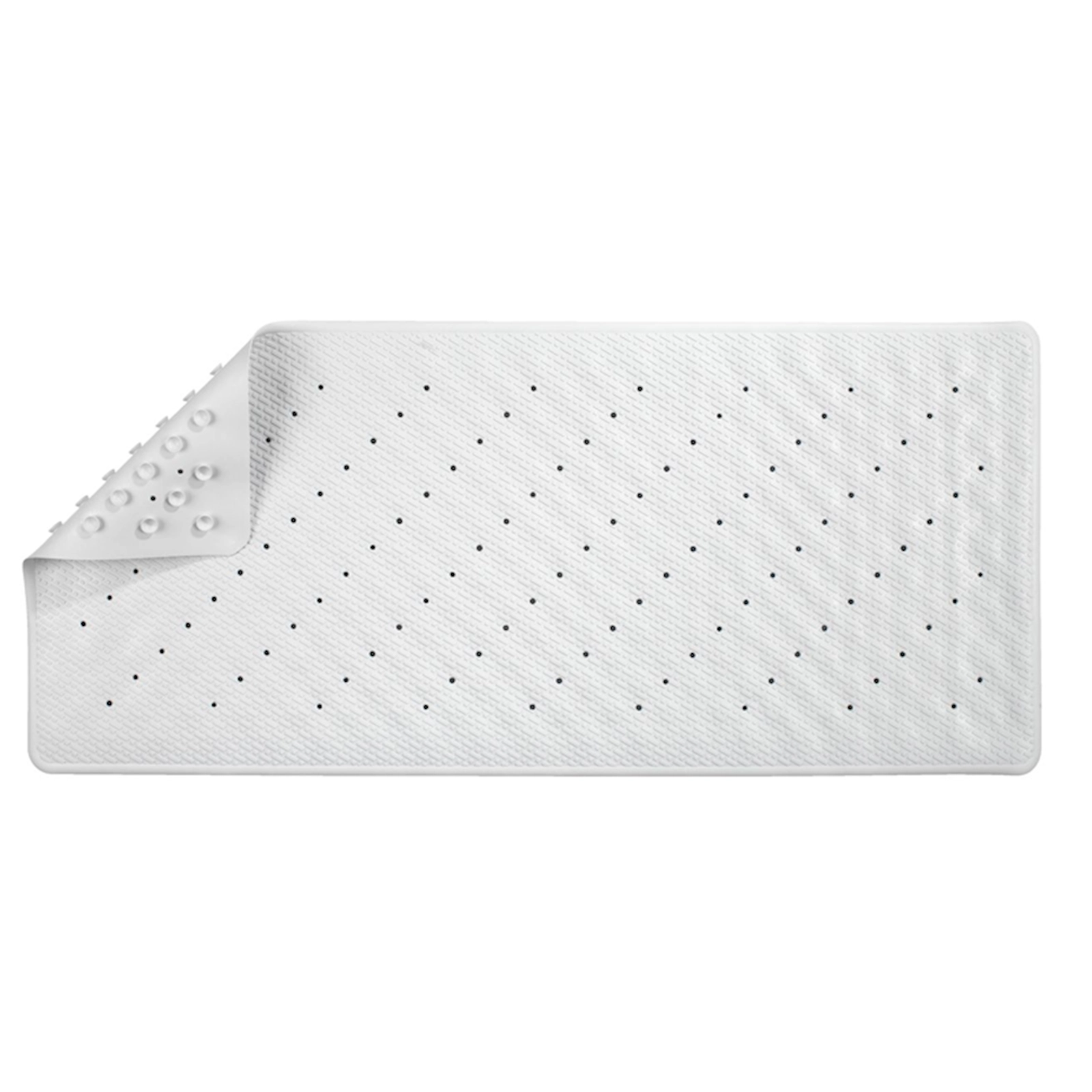Hamam üçün xalça JYSK Berg 37x82 sm, rezin, White