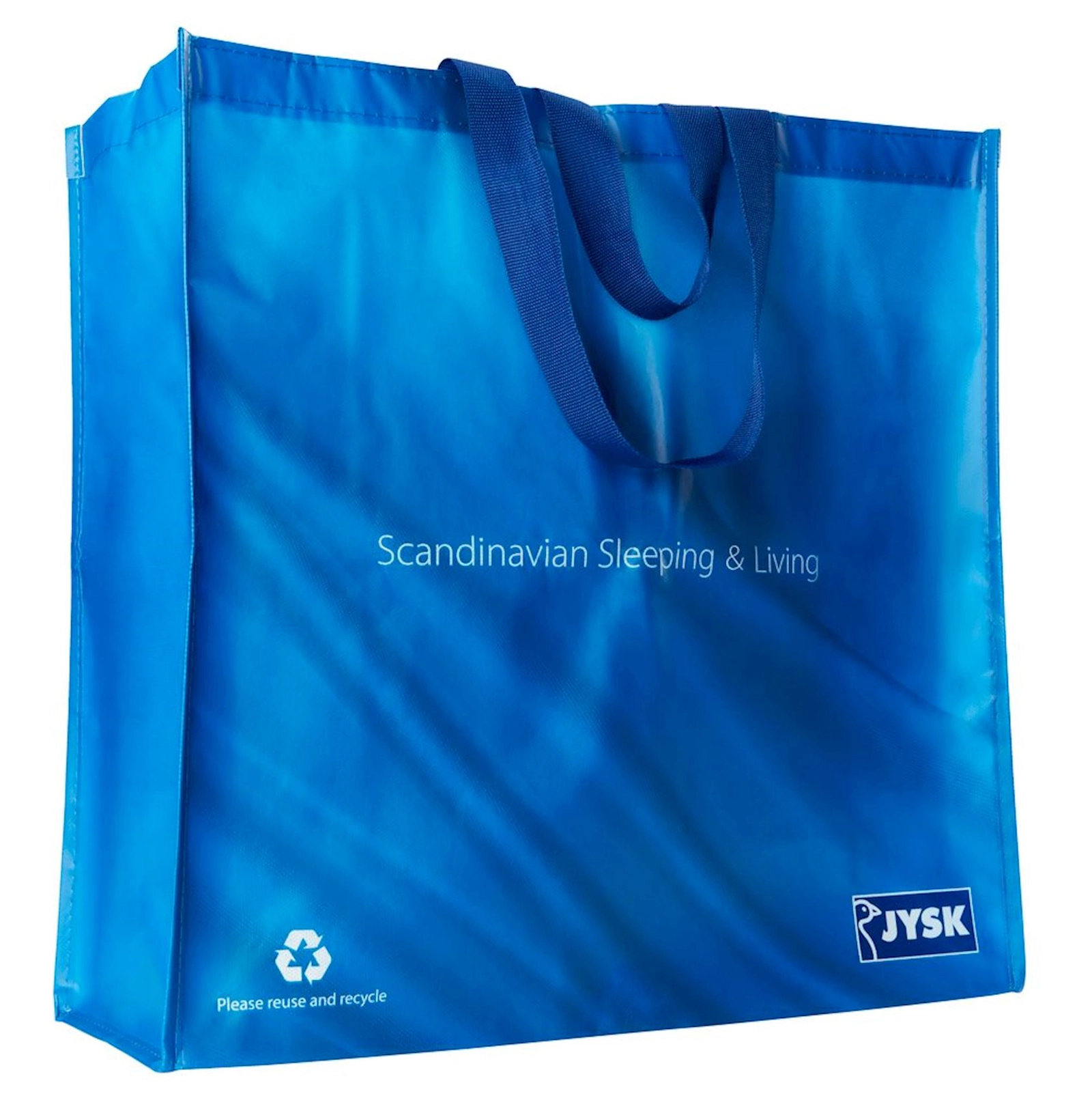Alış-veriş çantası JYSK My Blue Bag, polipropilen, göy, 18x43x43 sm