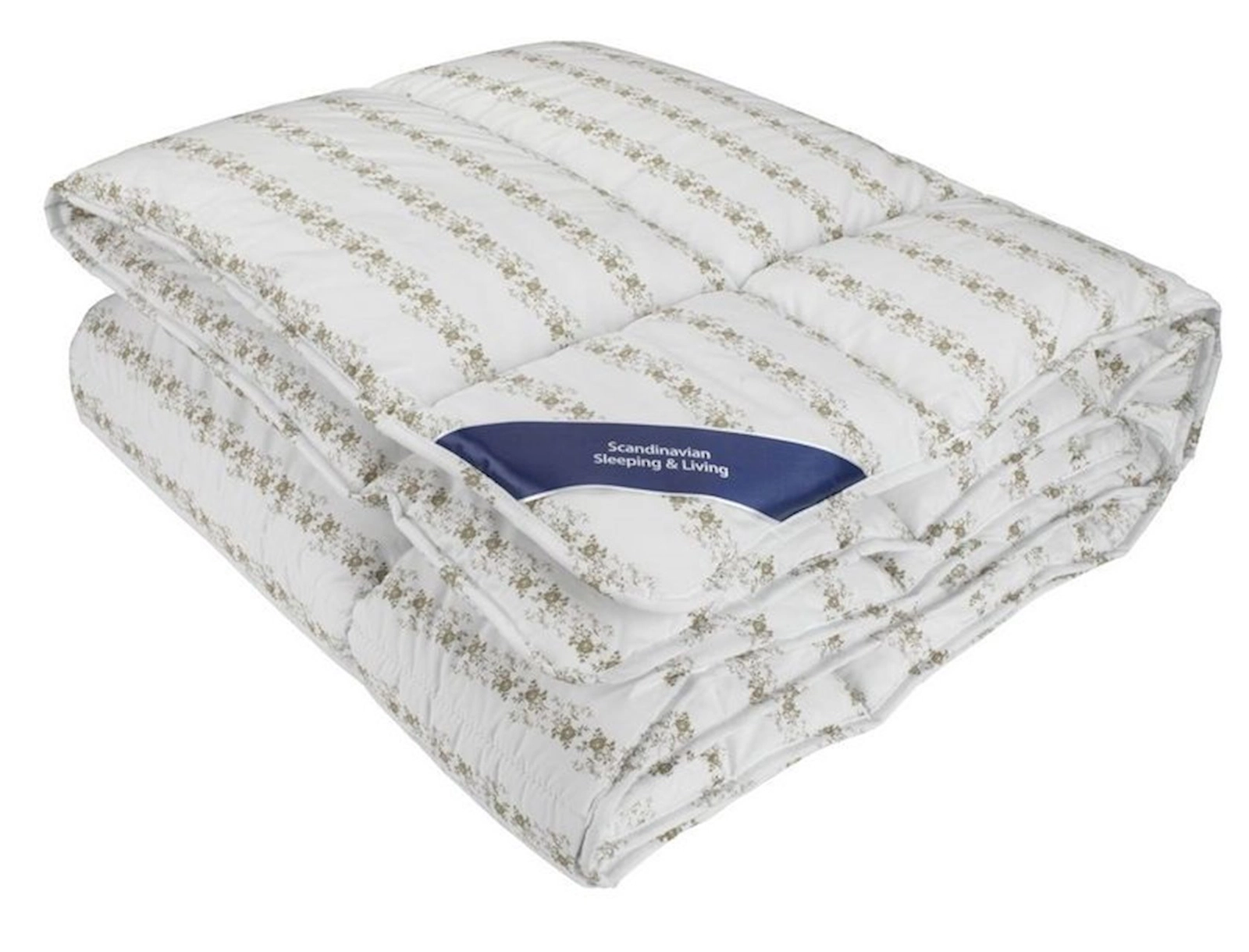 Yorğan JYSK Tronfjellet, 200x220 sm, ikinəfərlik, qış, polyester lifi, ağ