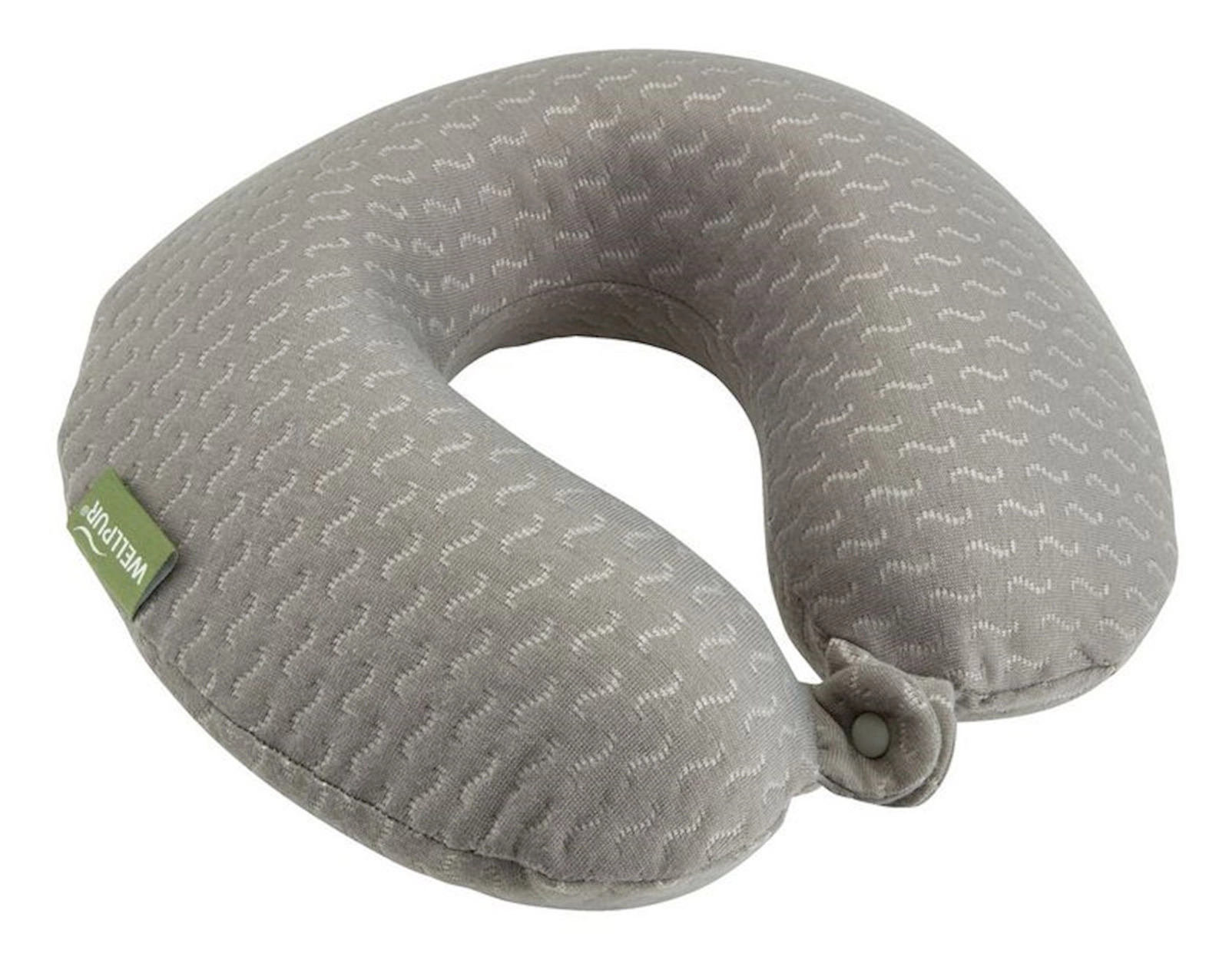 Boyun üçün ortopedik yastıq JYSK Wellpur Stranda, 30x33x9 sm, Memory foam, boz