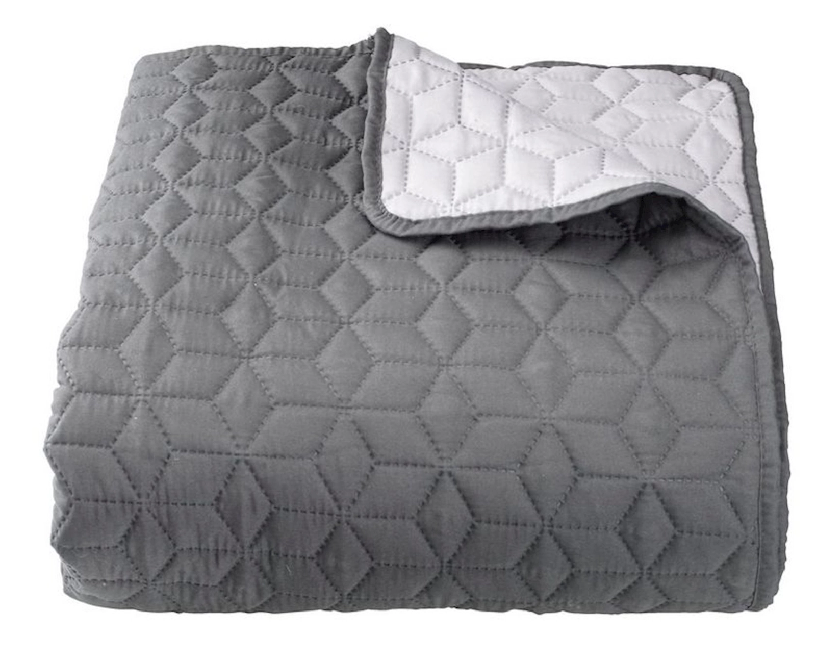 Örtük JYSK Rosentre, 160x220 sm, polyester/mikrofibra, boz