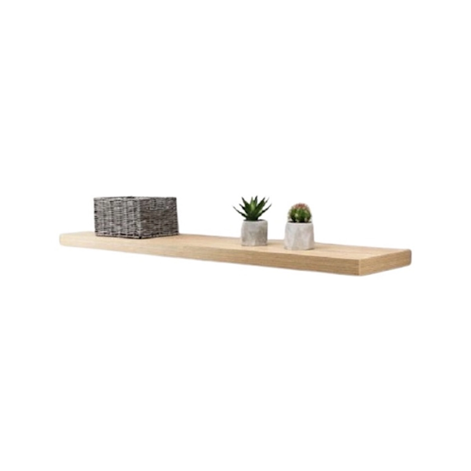 Divarüstü rəf JYSK Abild, 120x4x24 sm, məsaməli plitə/MDF/melamin, qəhvəyi