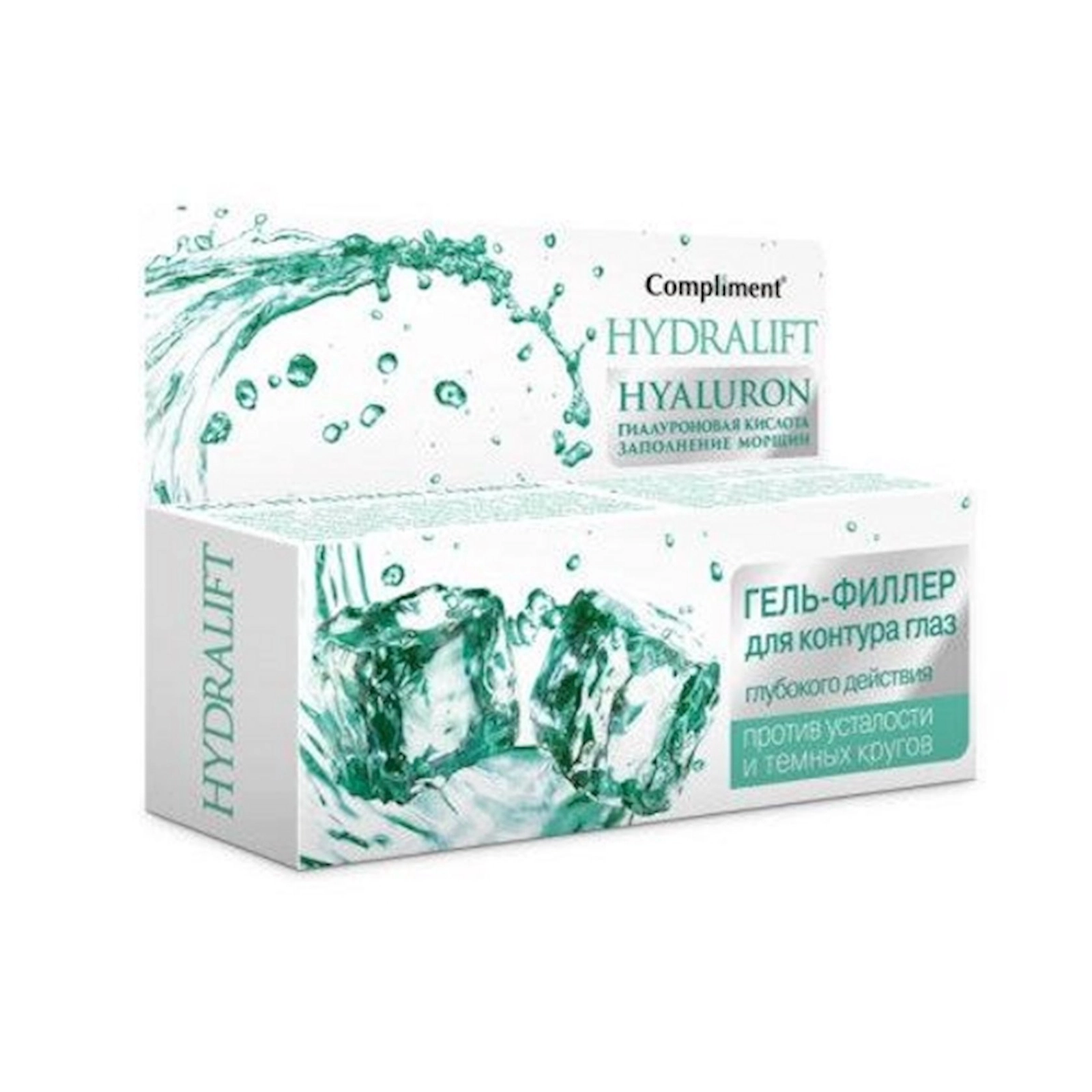 Dərin təsirli göz konturinqi üçün gel-filler Compliment Hydralift Hyaluron 25 ml