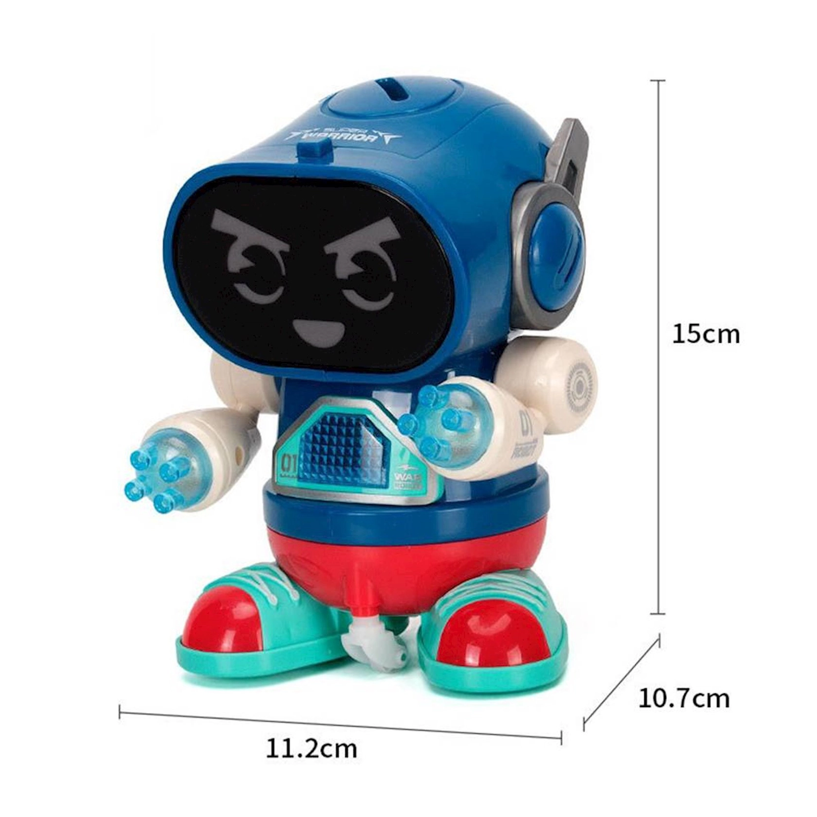 Rəqs edən robot Robot Rock səs və işıq effektləri ilə