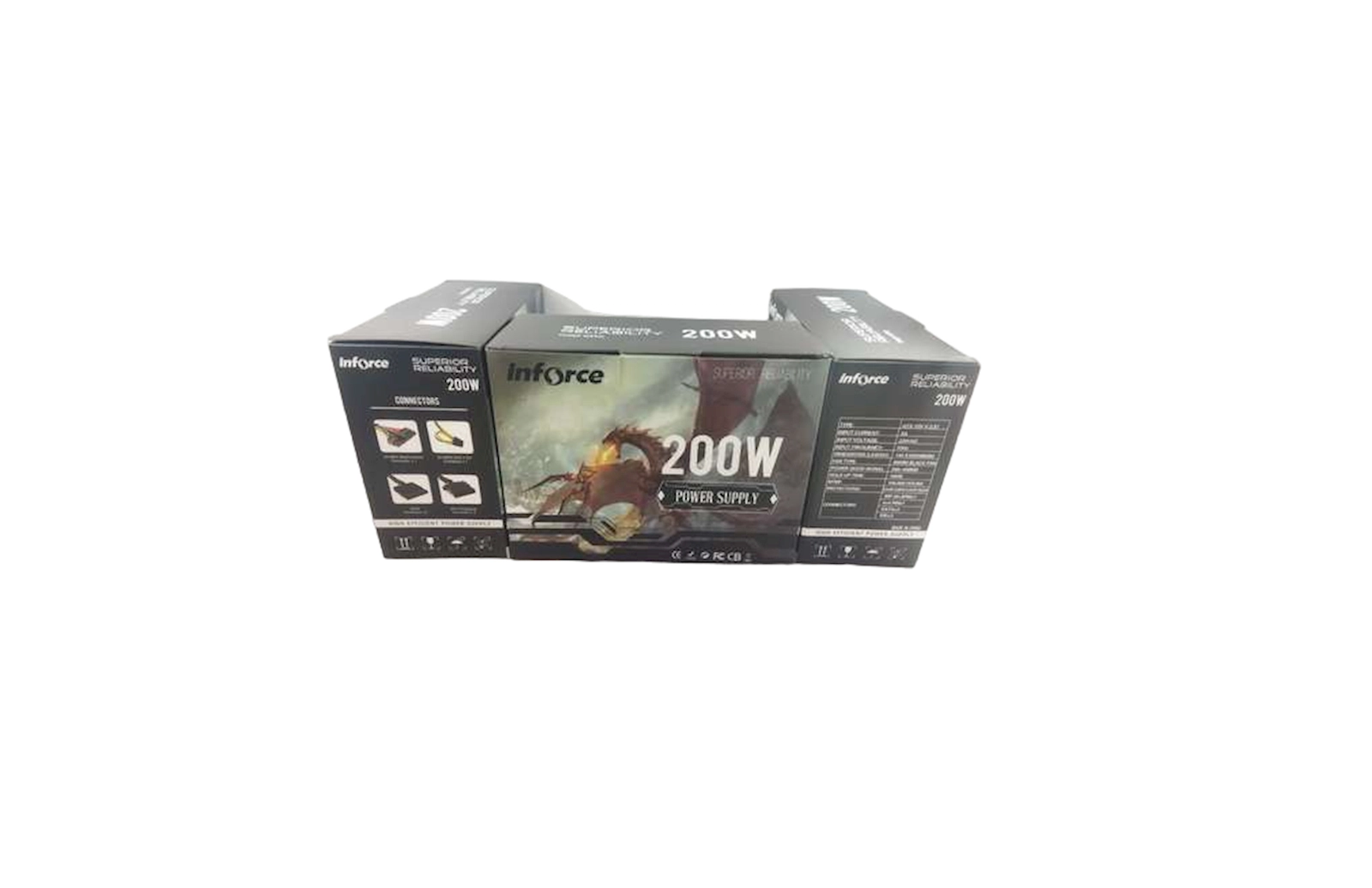 Qida bloku Inforce Power Supply 200W
