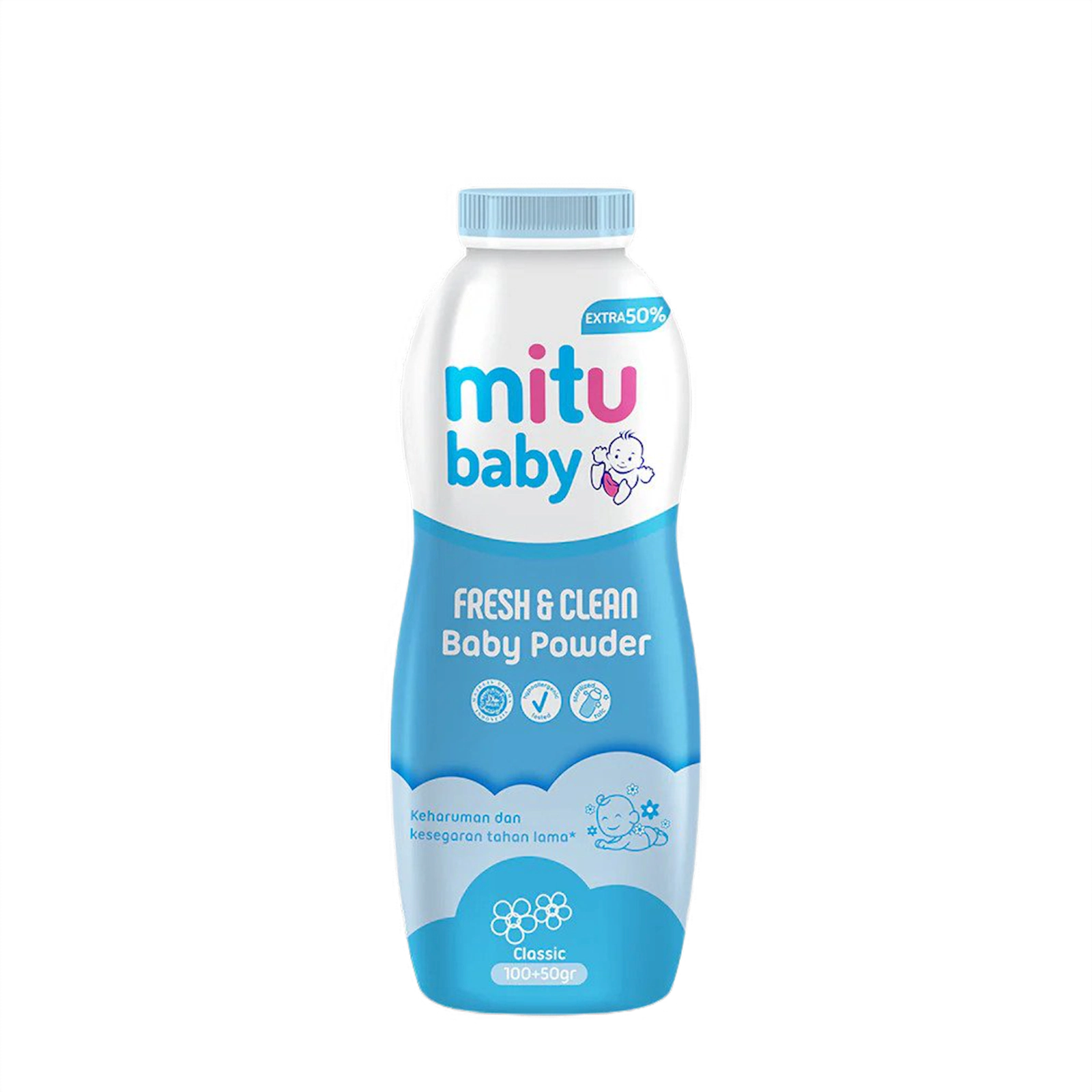 Uşaq pudrası Mitu Baby Powder Classic 150 qr