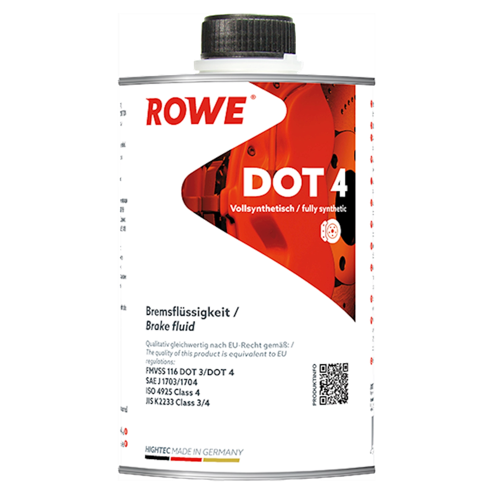 Əyləc mayəsi Rowe Hightec DOT 4, 1 l