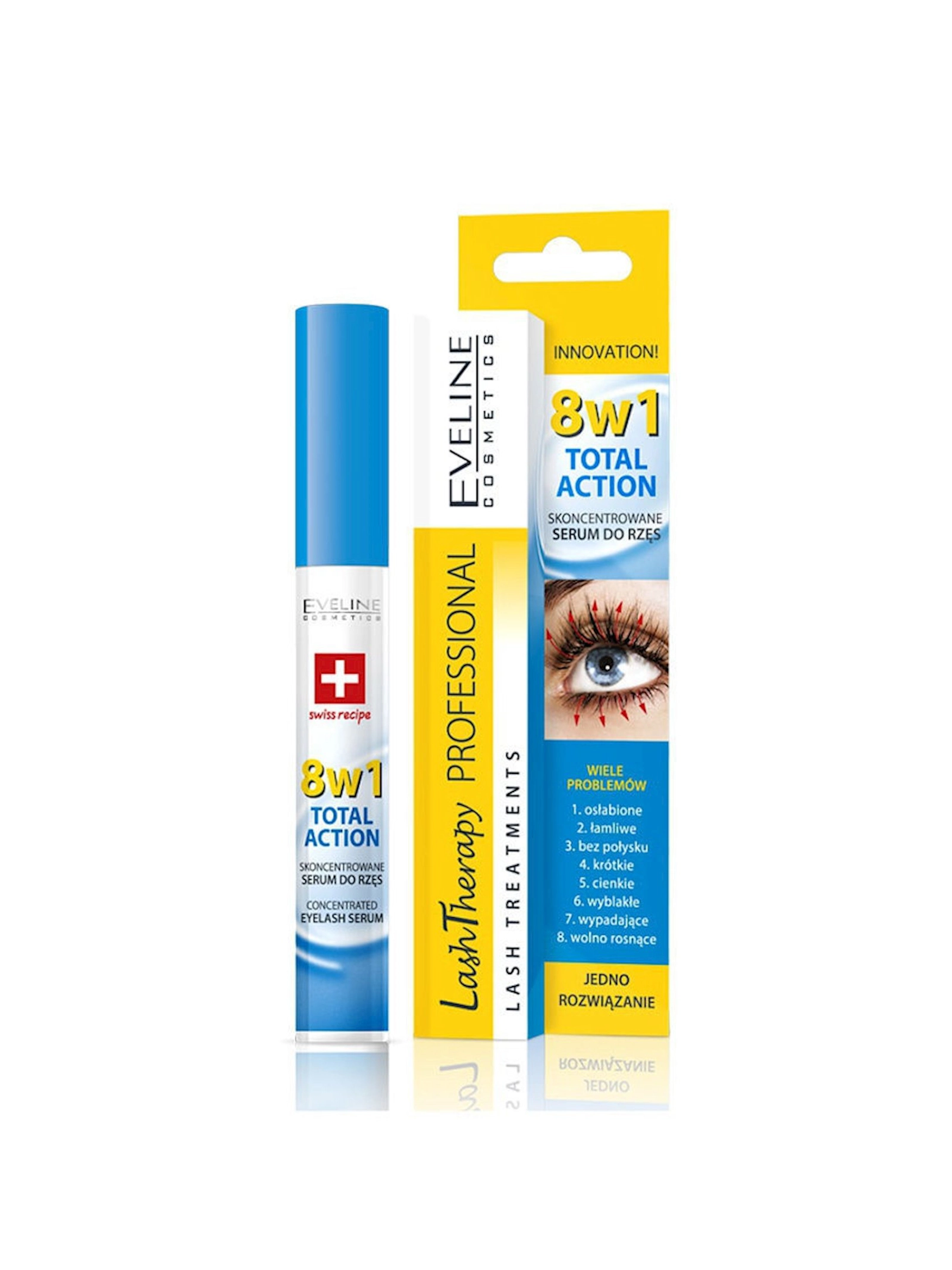Kirpiklər üçün zərdab 8i1 Eveline Lash Therapy 10 ml